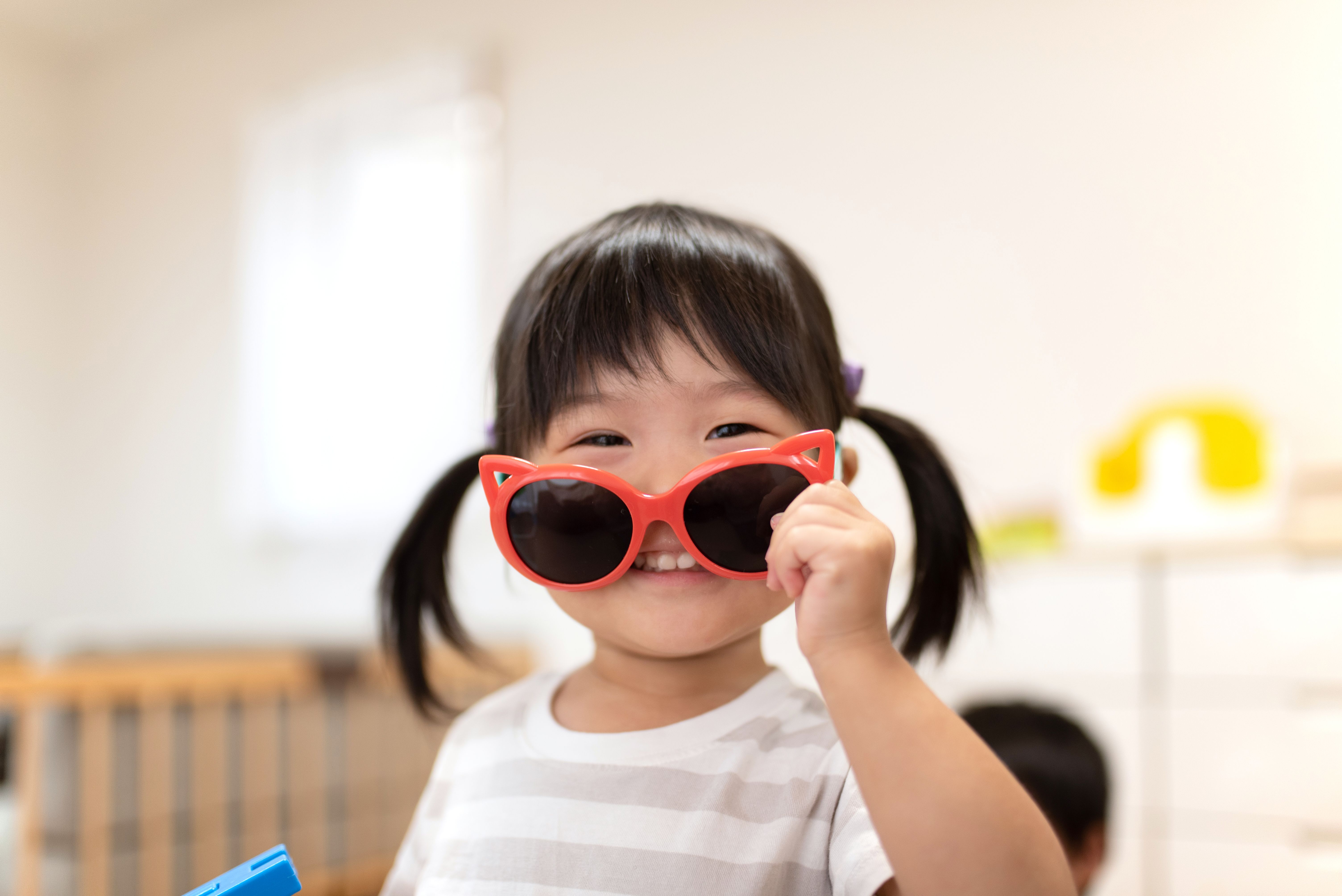 Portrait of child with wearing sunglasses Portrait of child with wearing sunglasses