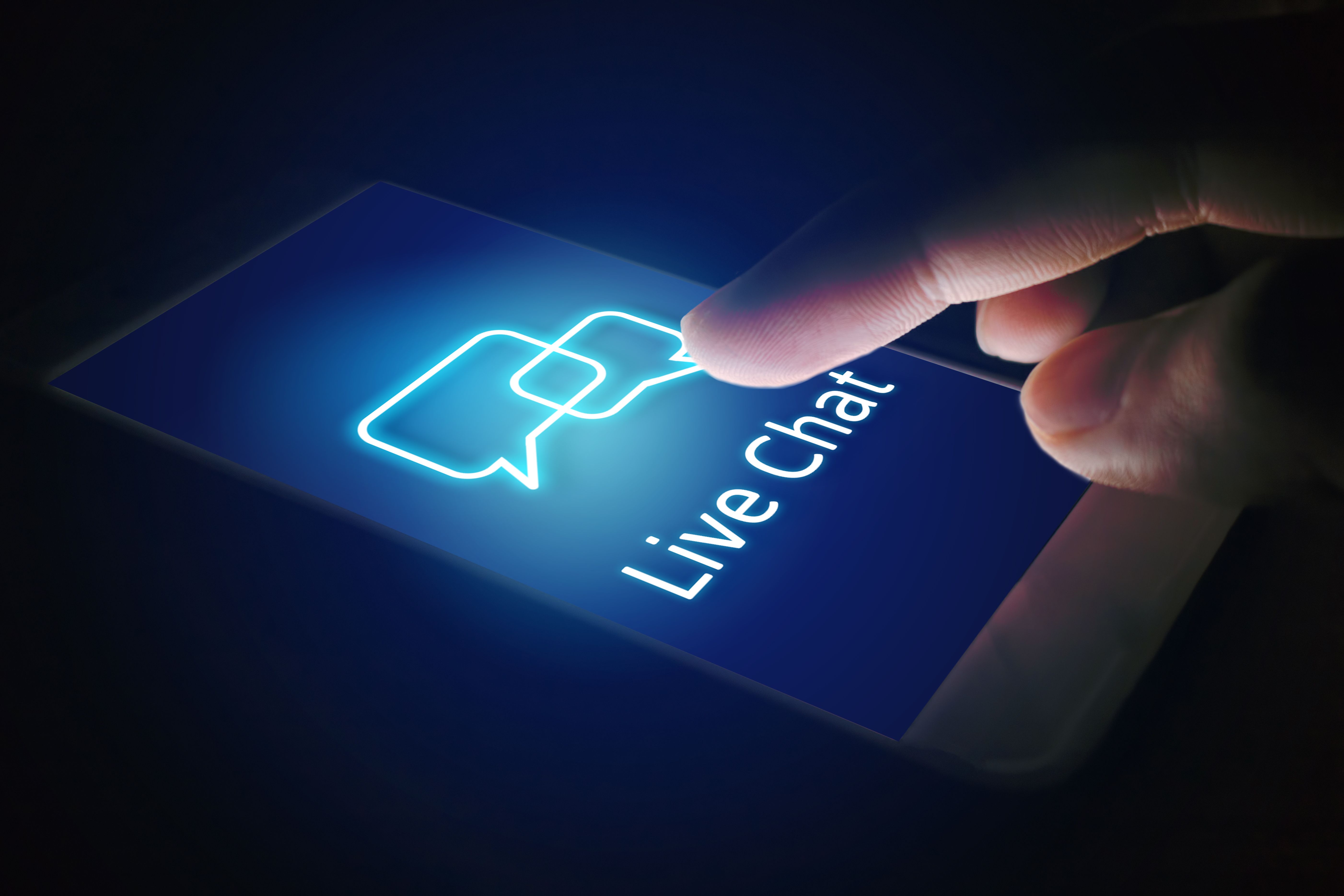 live chat interaction