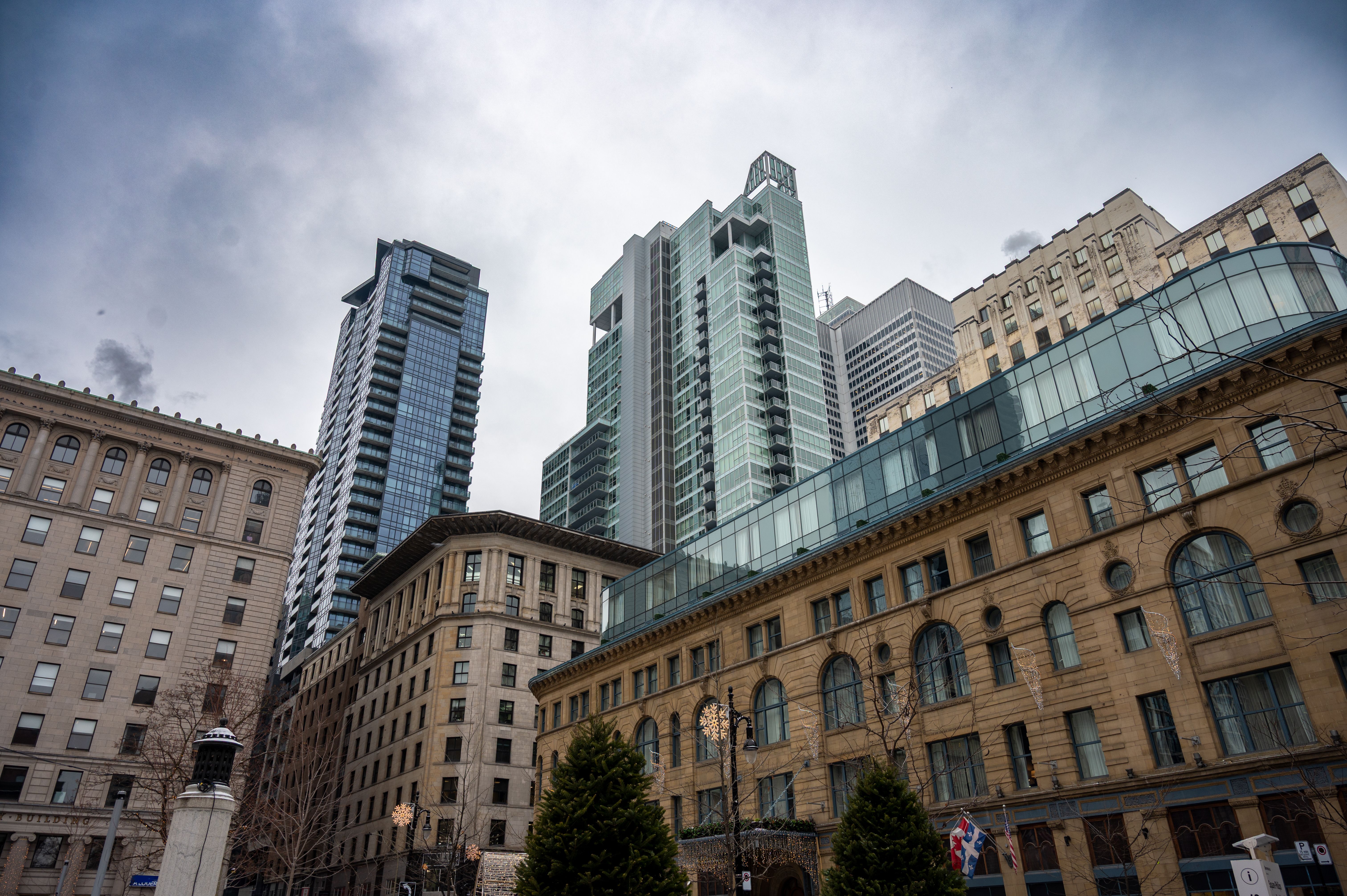 modern city buildings