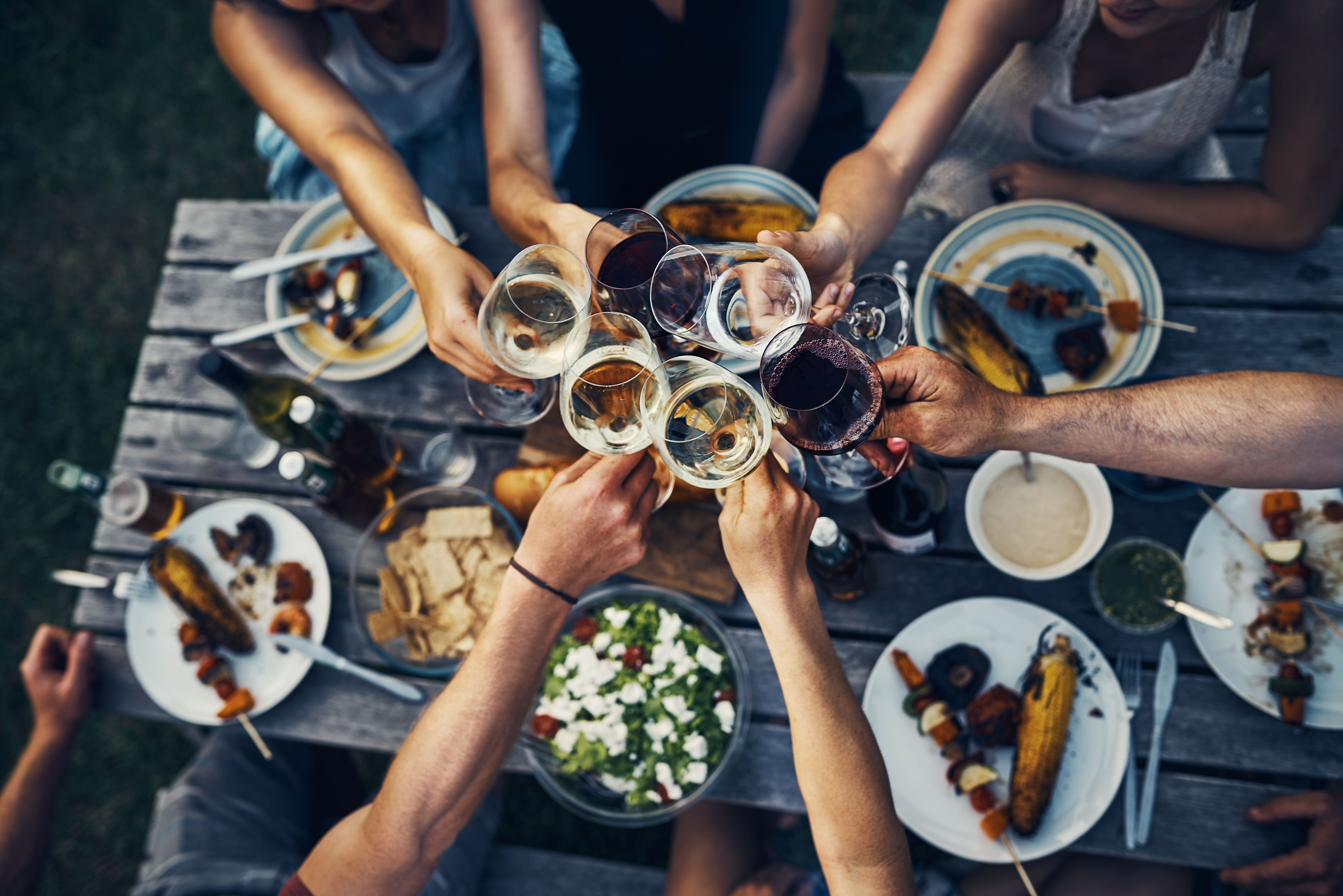 wine and food