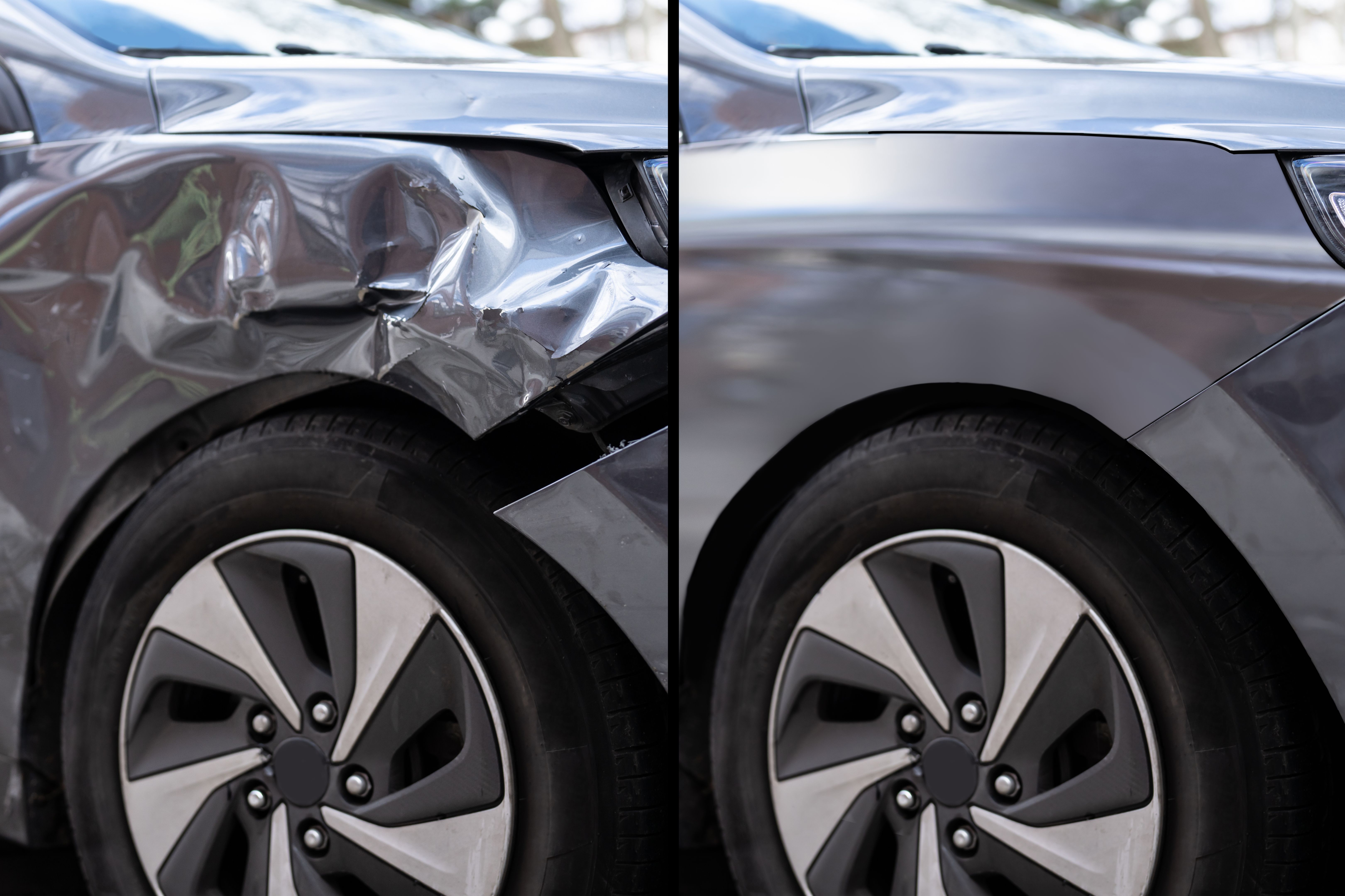 car repair before after