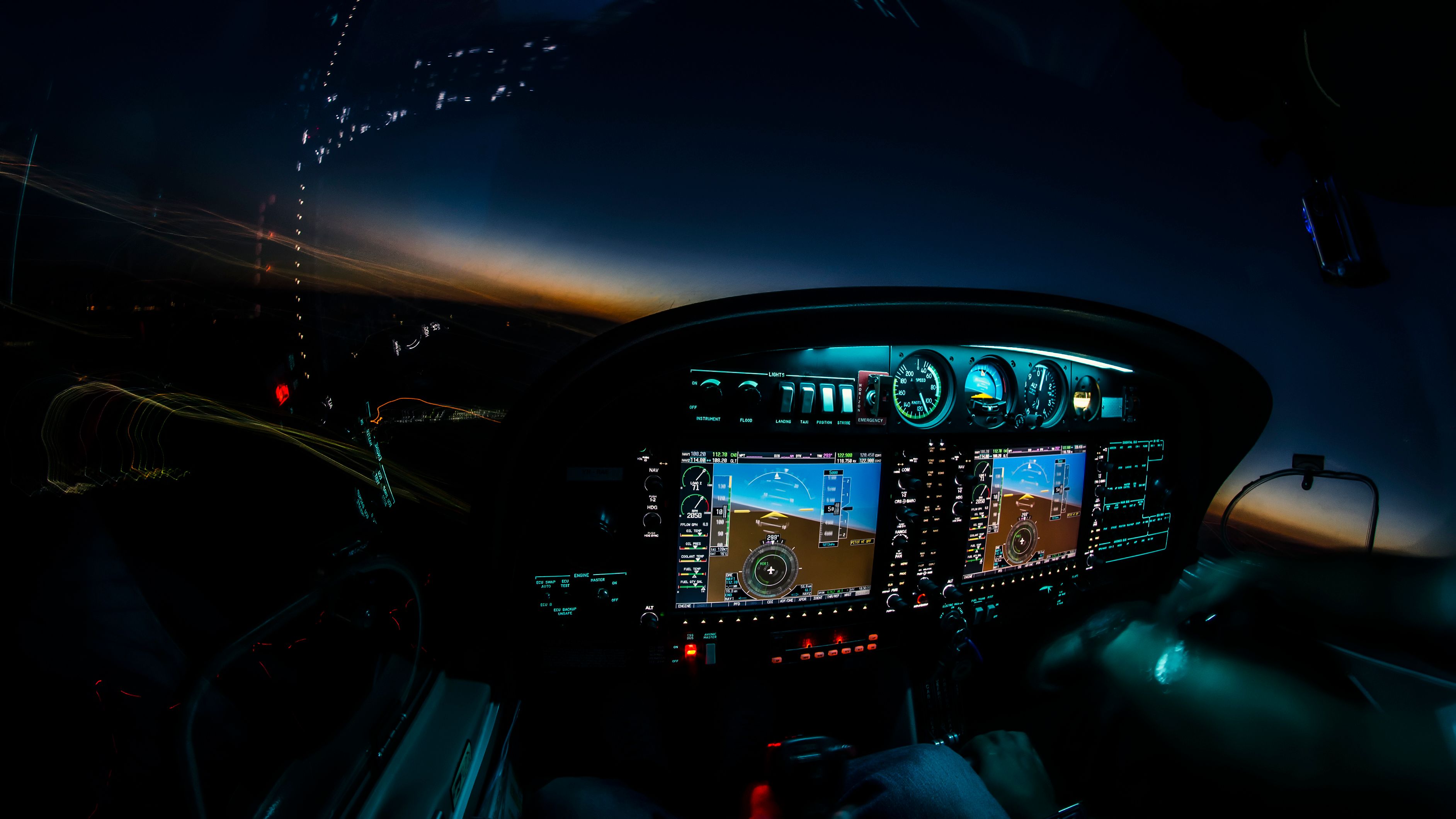 private pilot cockpit