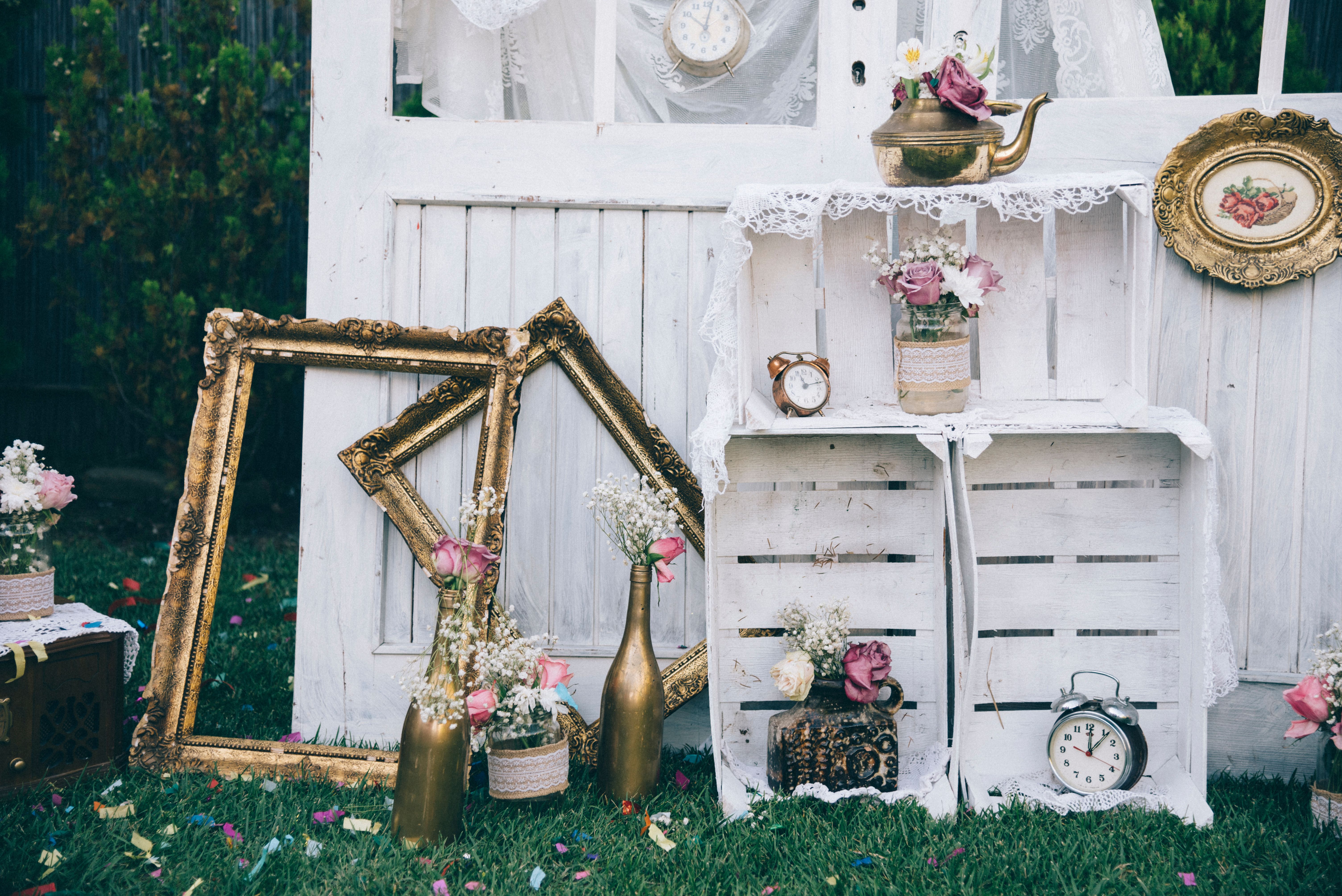eclectic wedding decor