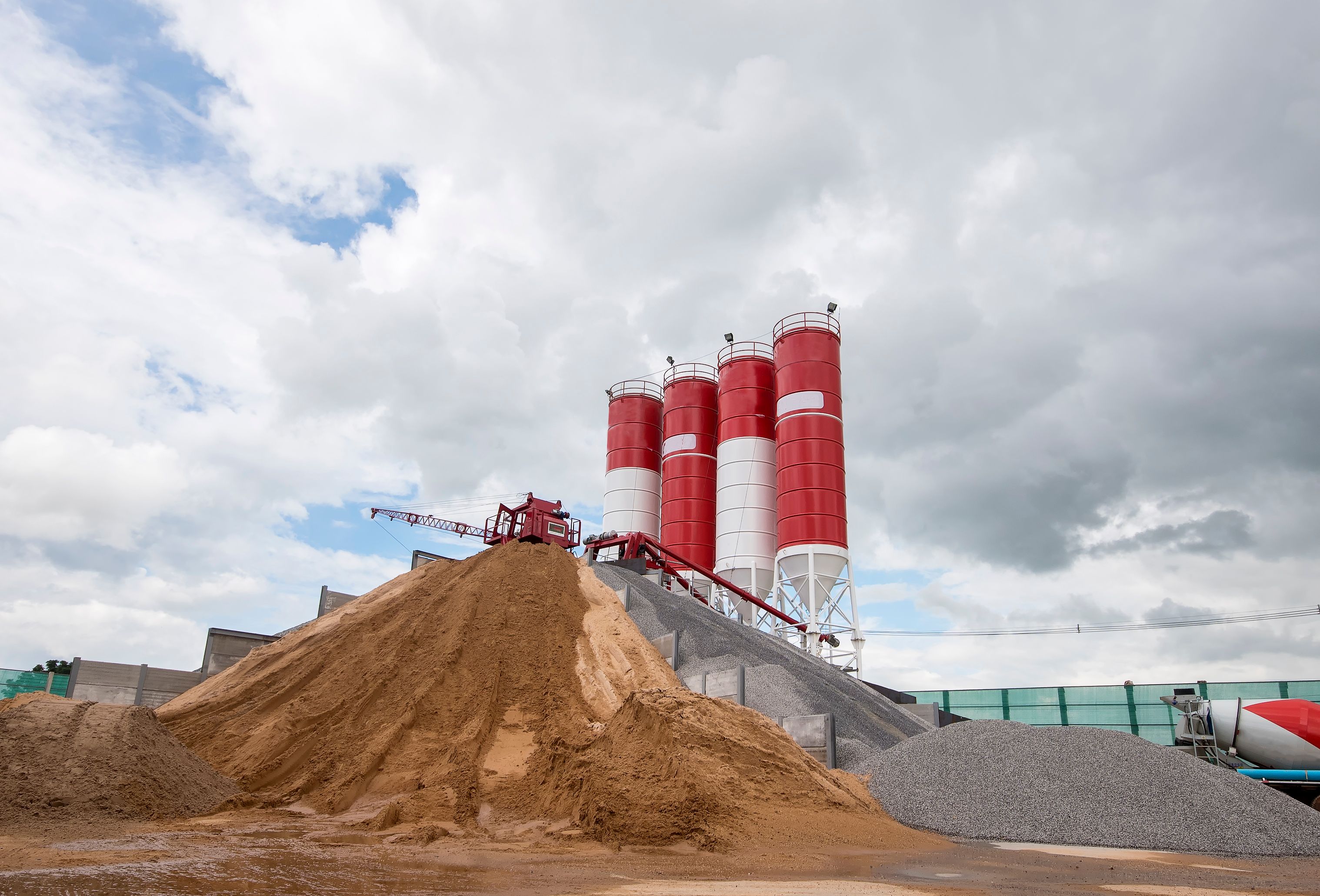 concrete cement plant