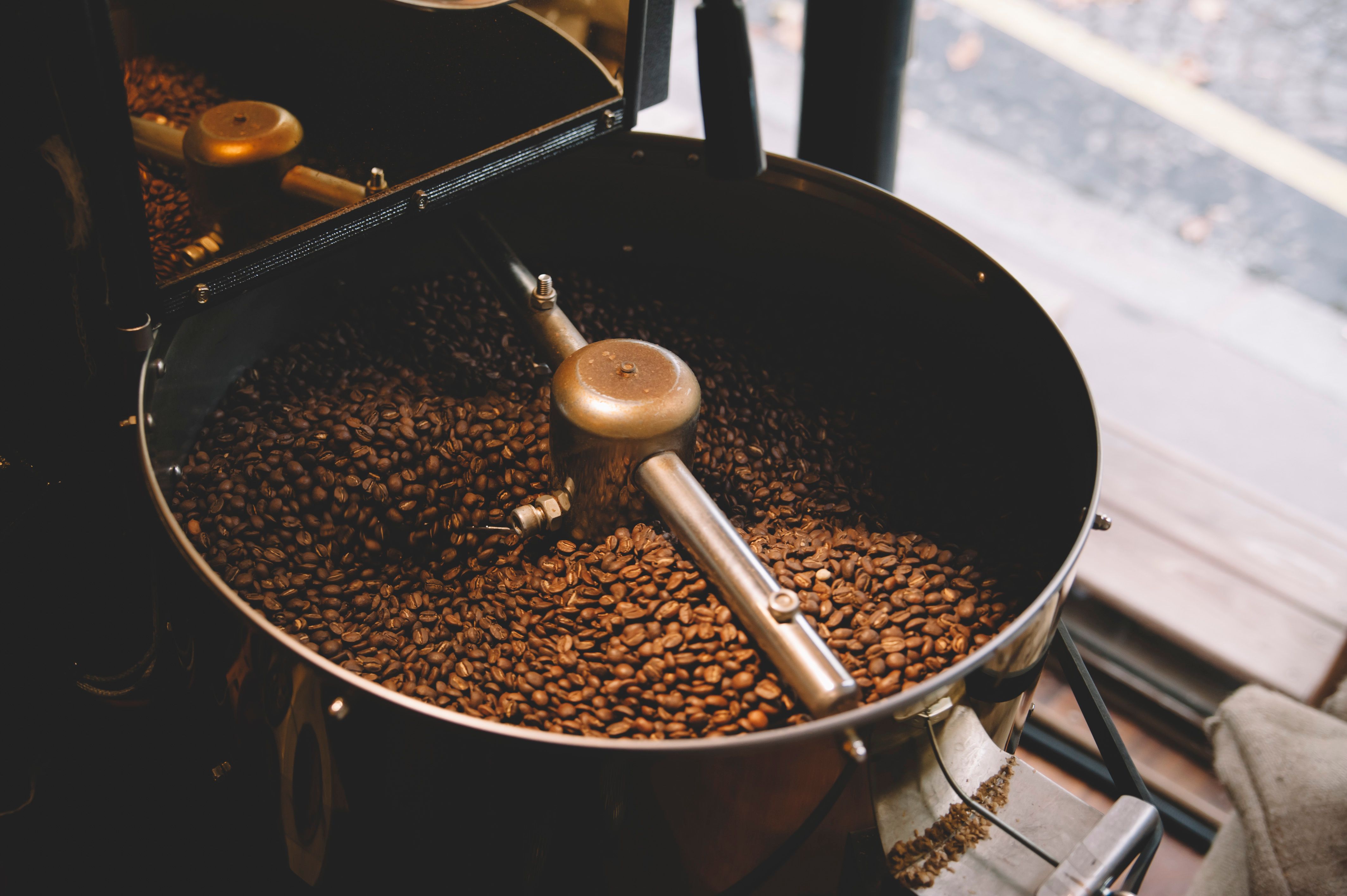 winter coffee roasting