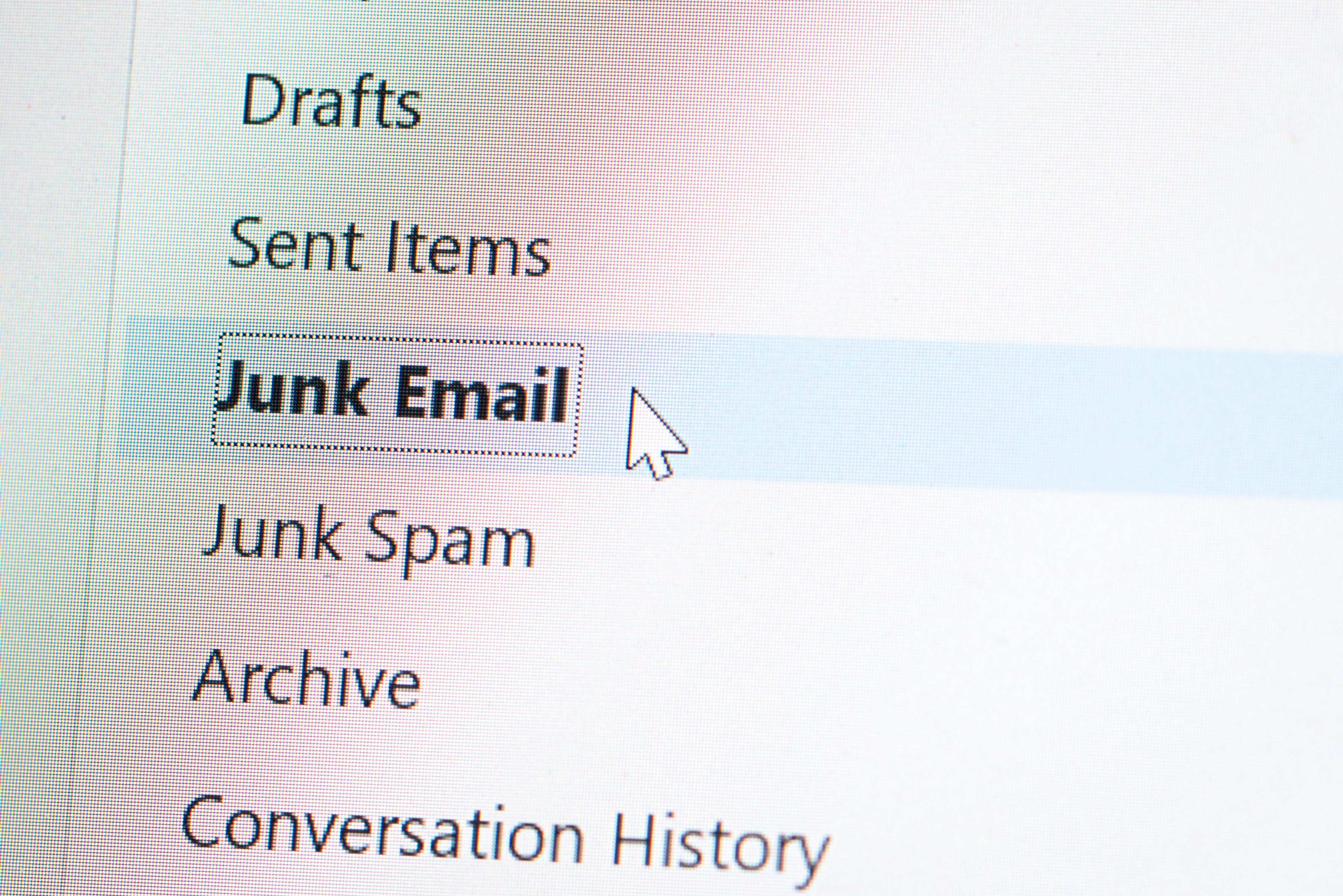 spam folder