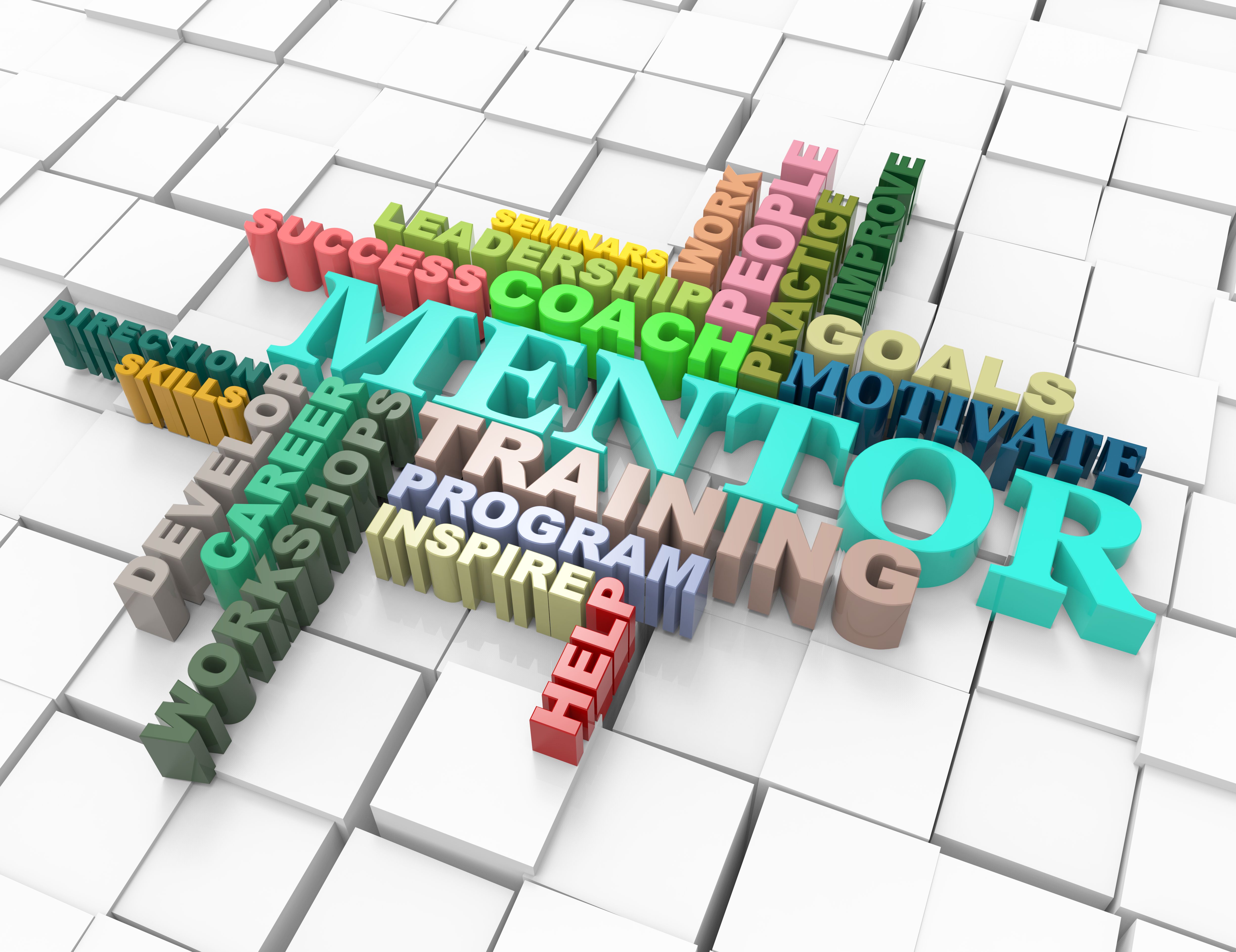 Mentor,success,leadership 3d word concept Mentor,success,leadership 3d word concept