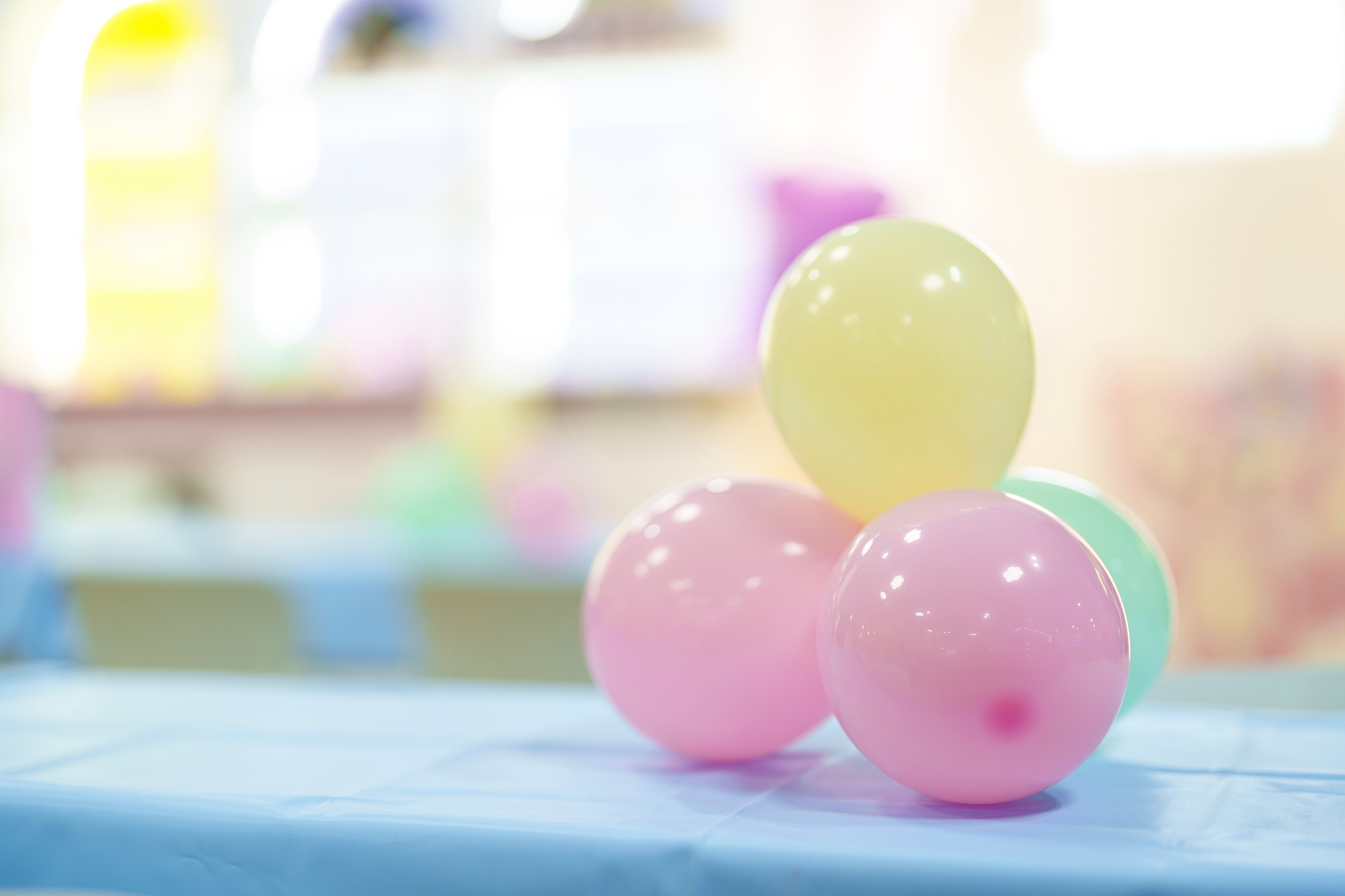 balloon centerpiece table
