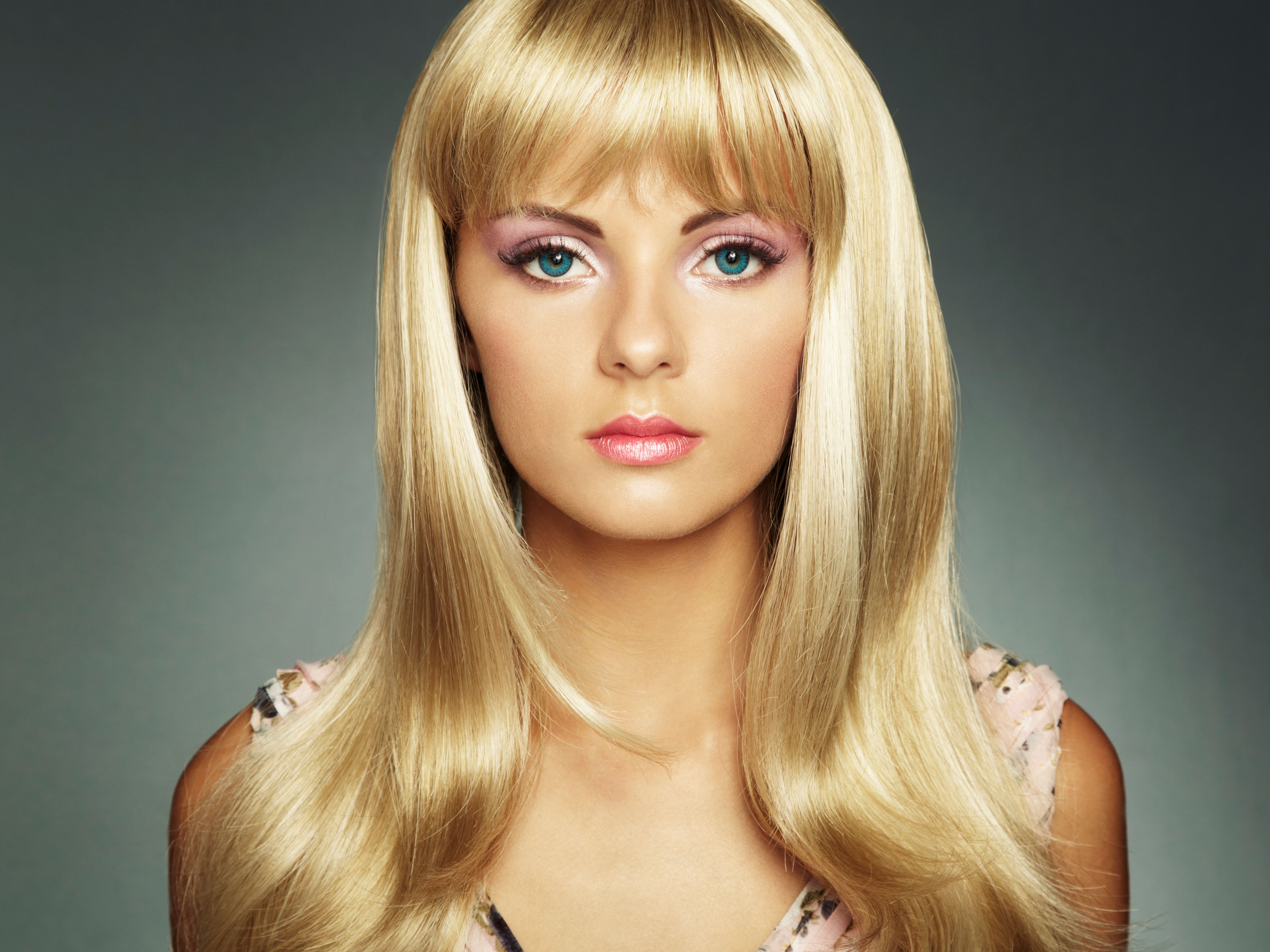 Photo of beautiful woman with magnificent hair