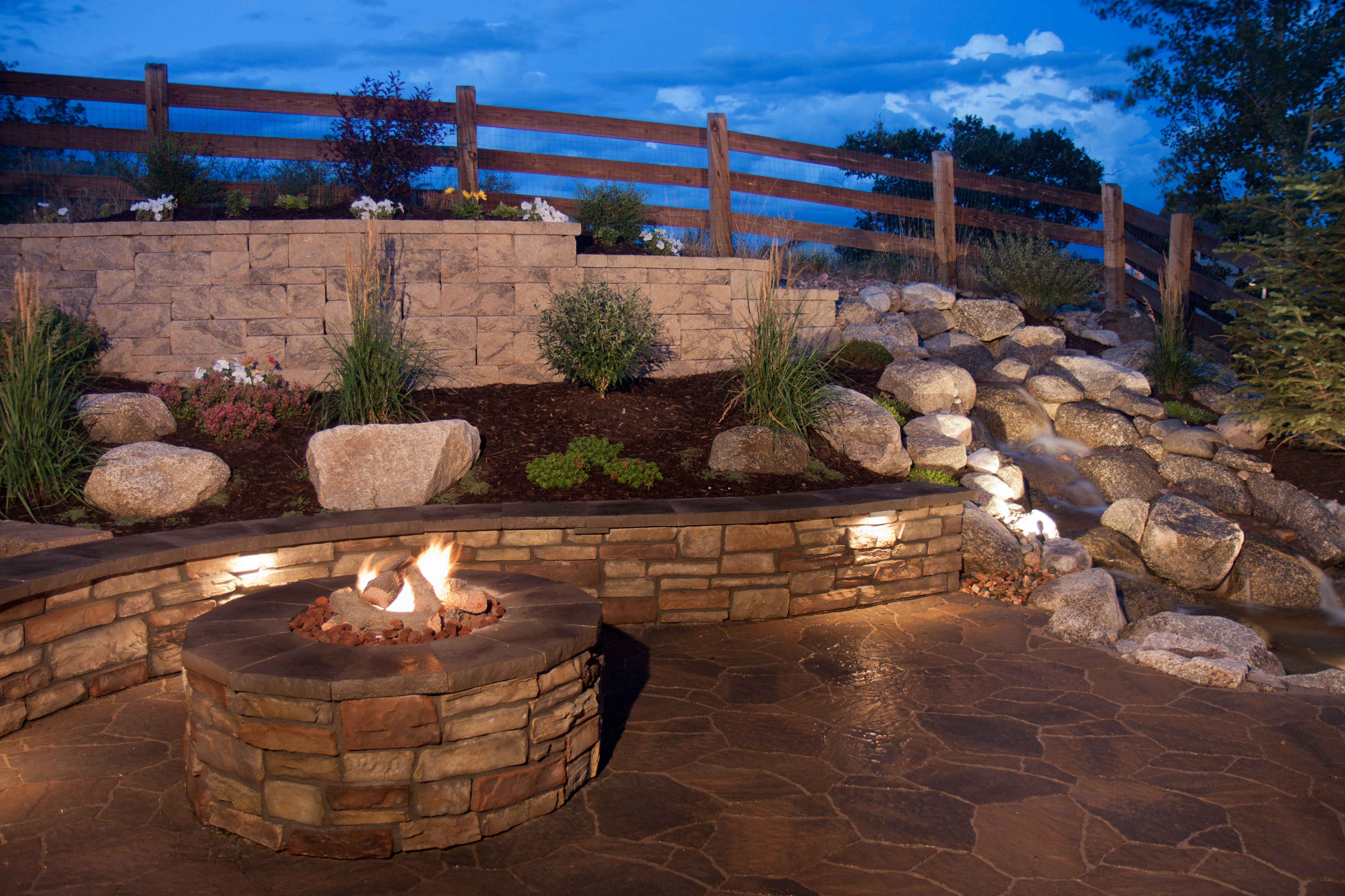 natural stone patio