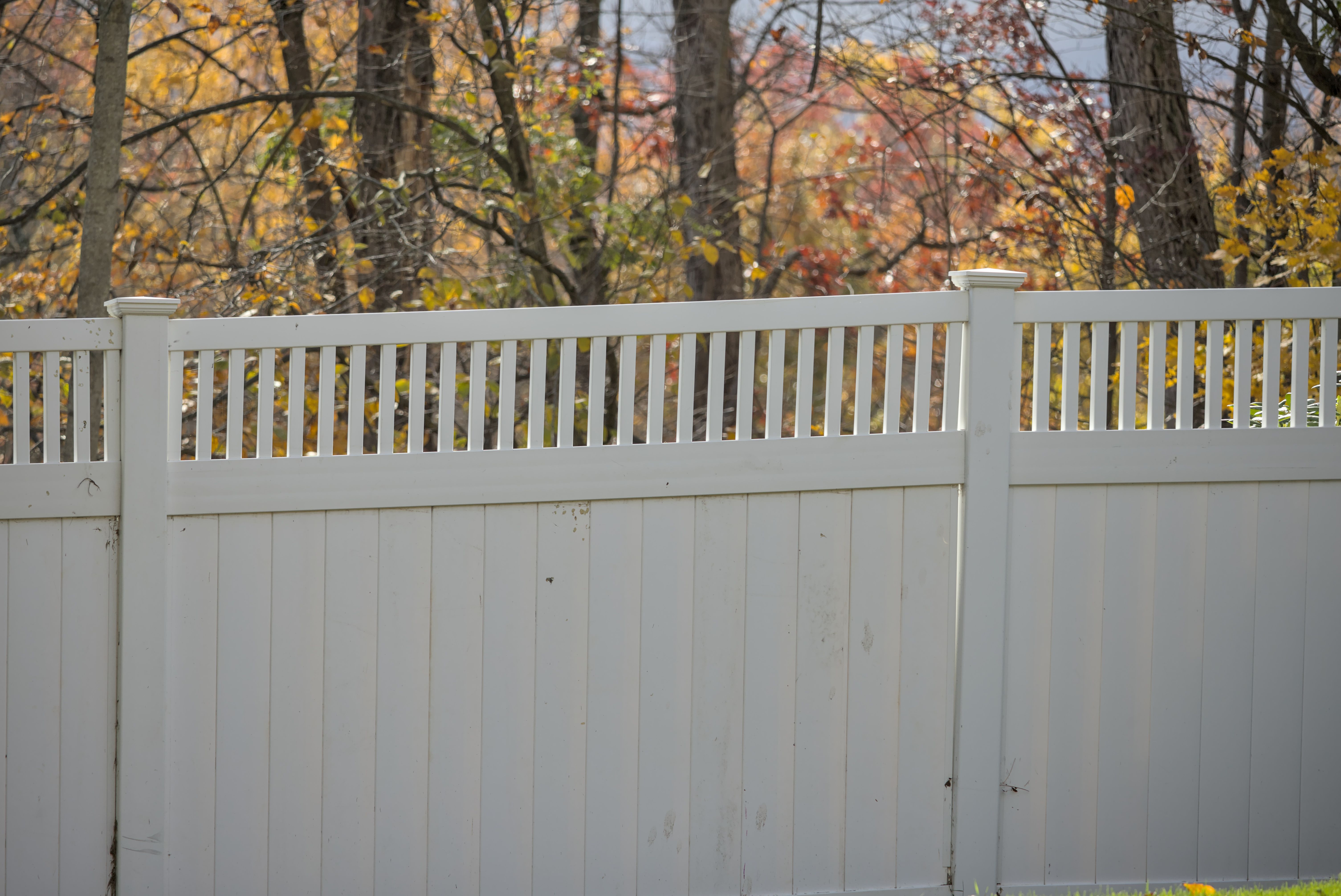 wood vinyl fence