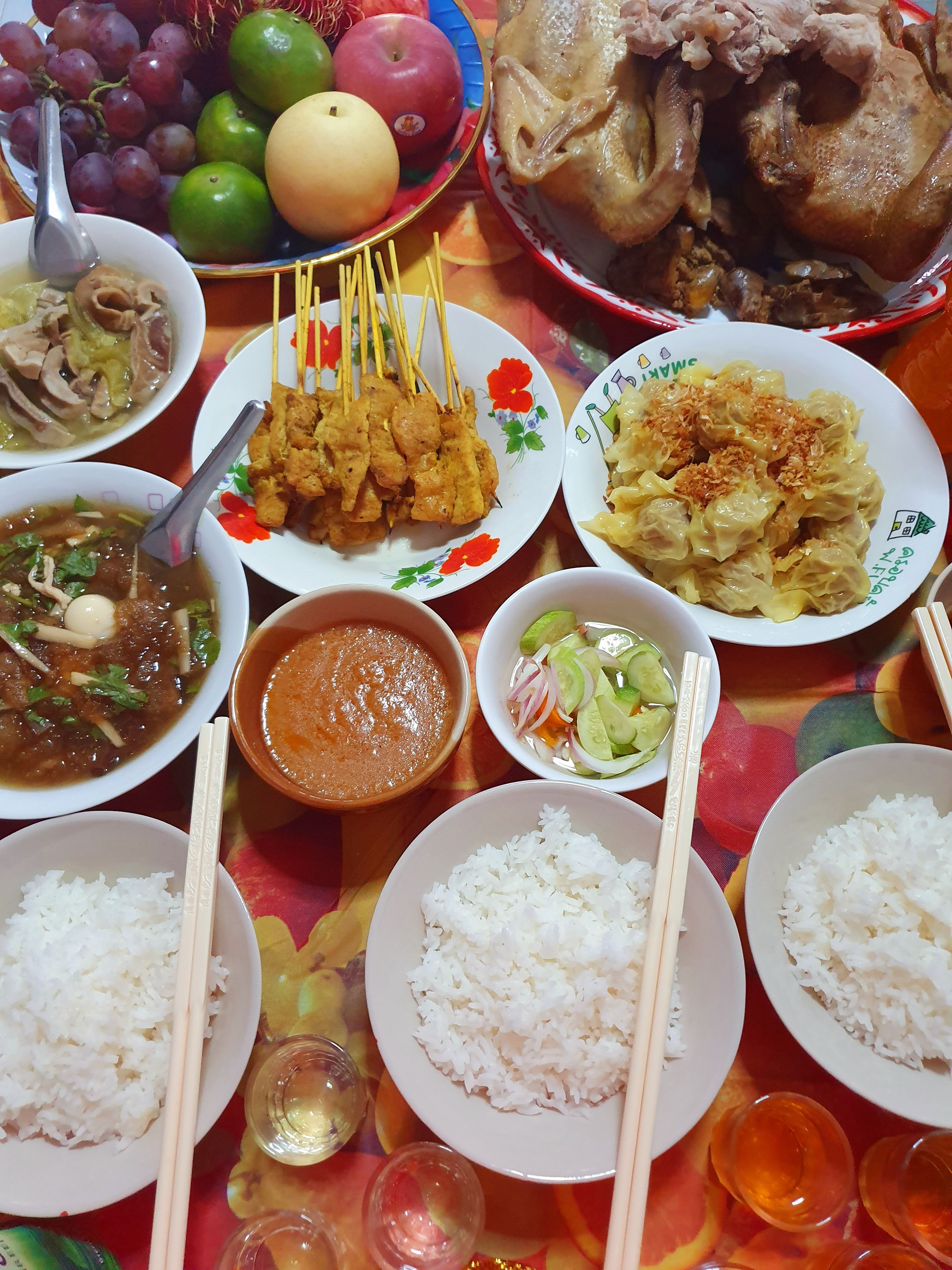 Chinese new year food.