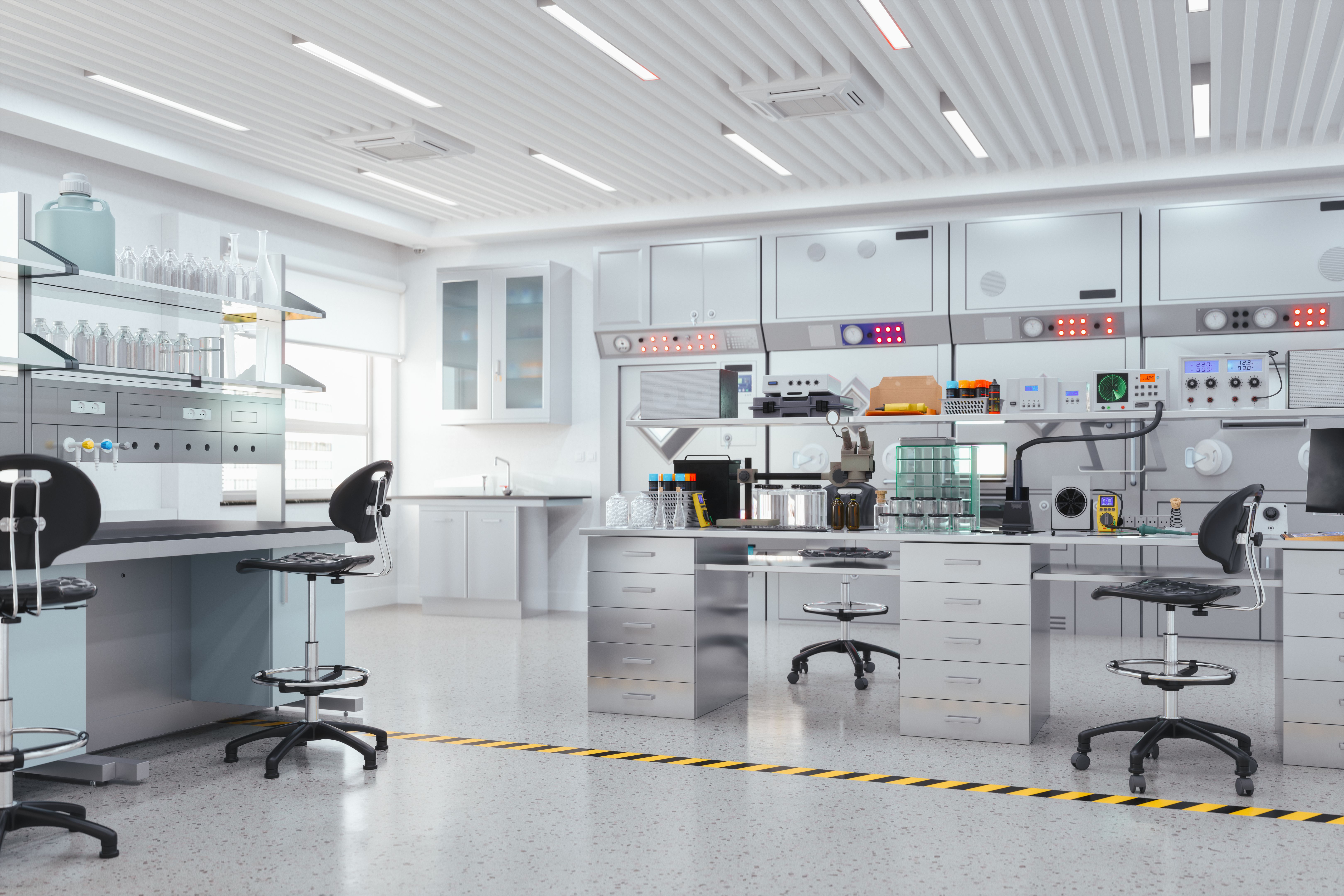 modern lab equipment