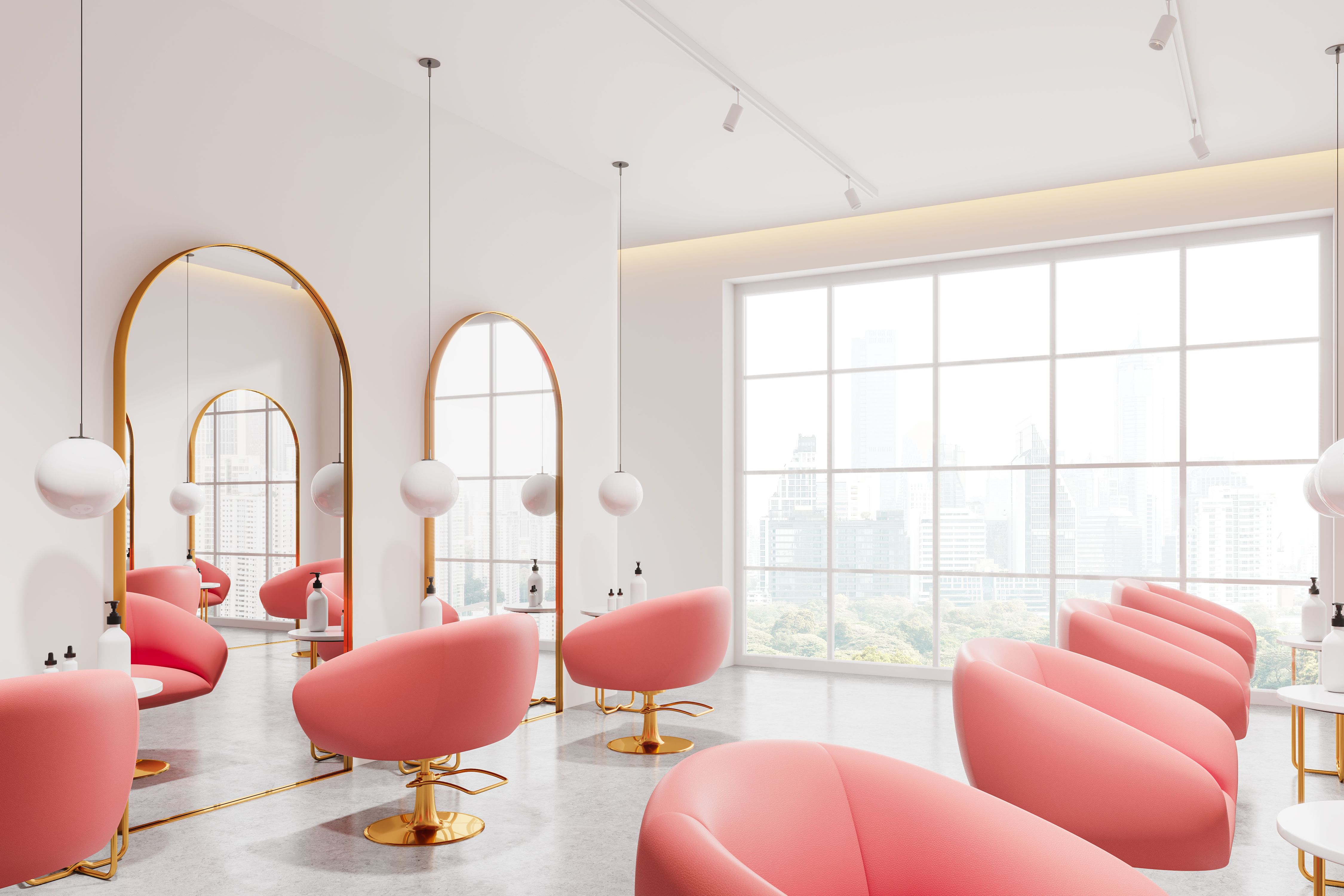 salon moderne lumineux