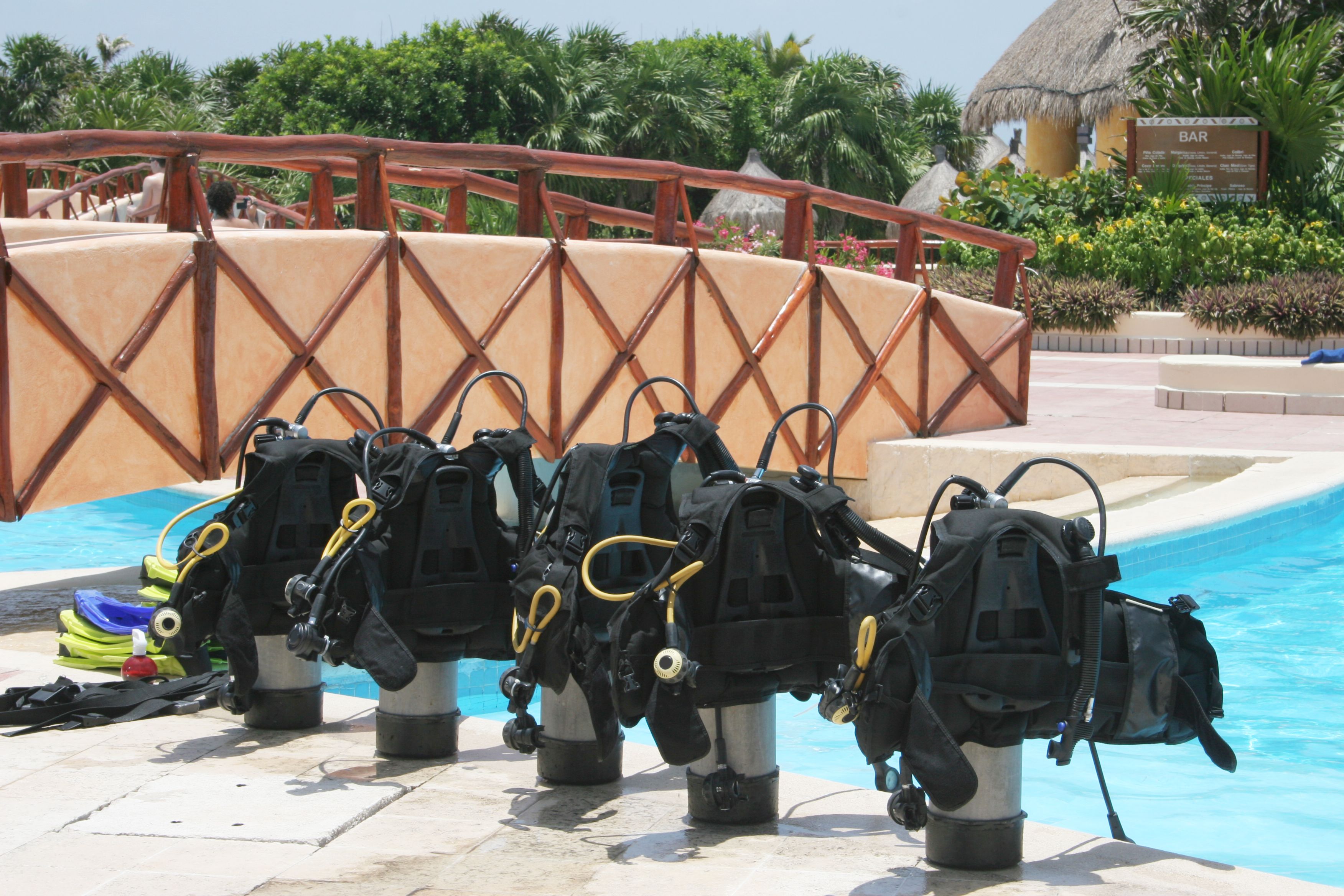 scuba gear preparation