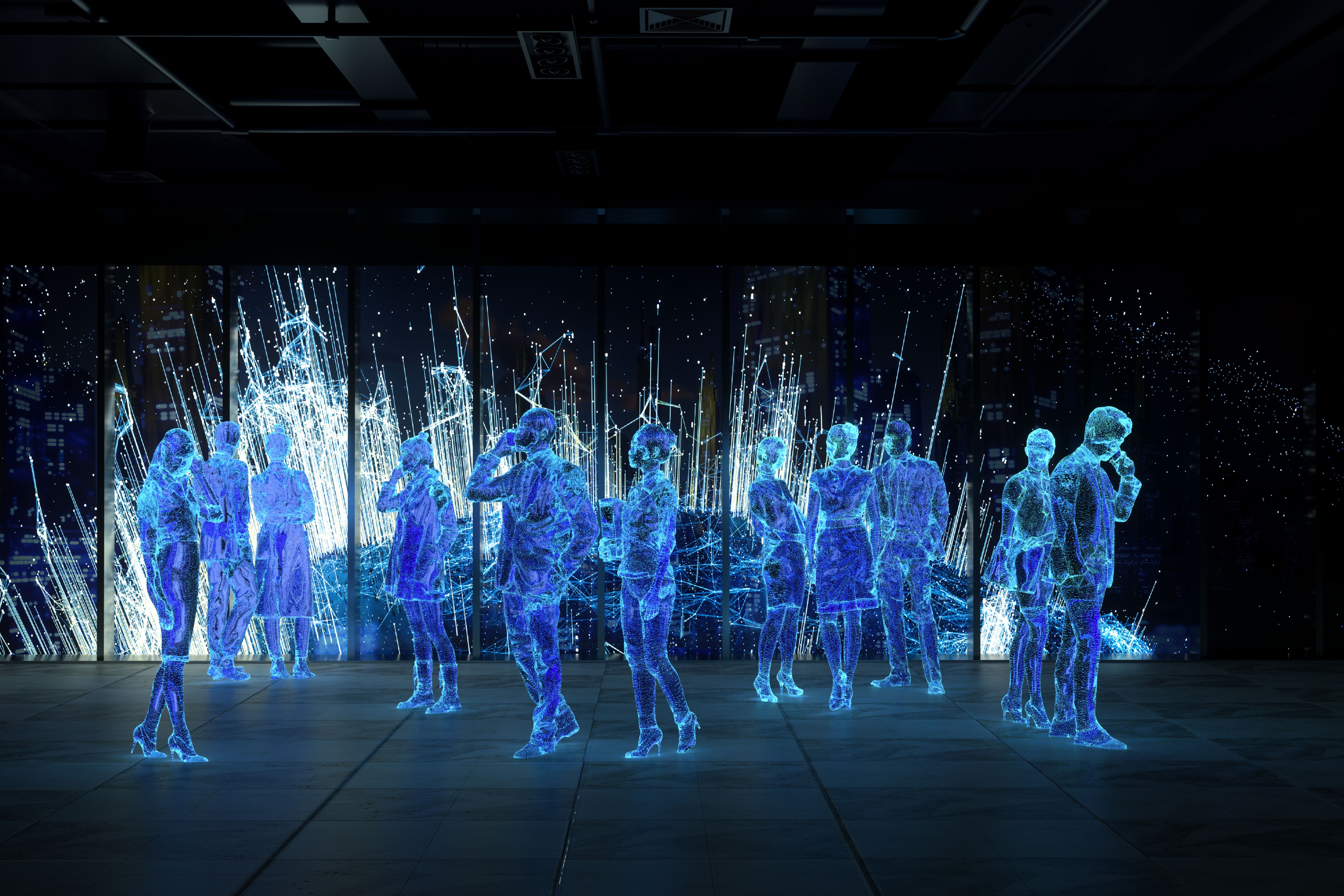 interactive party display