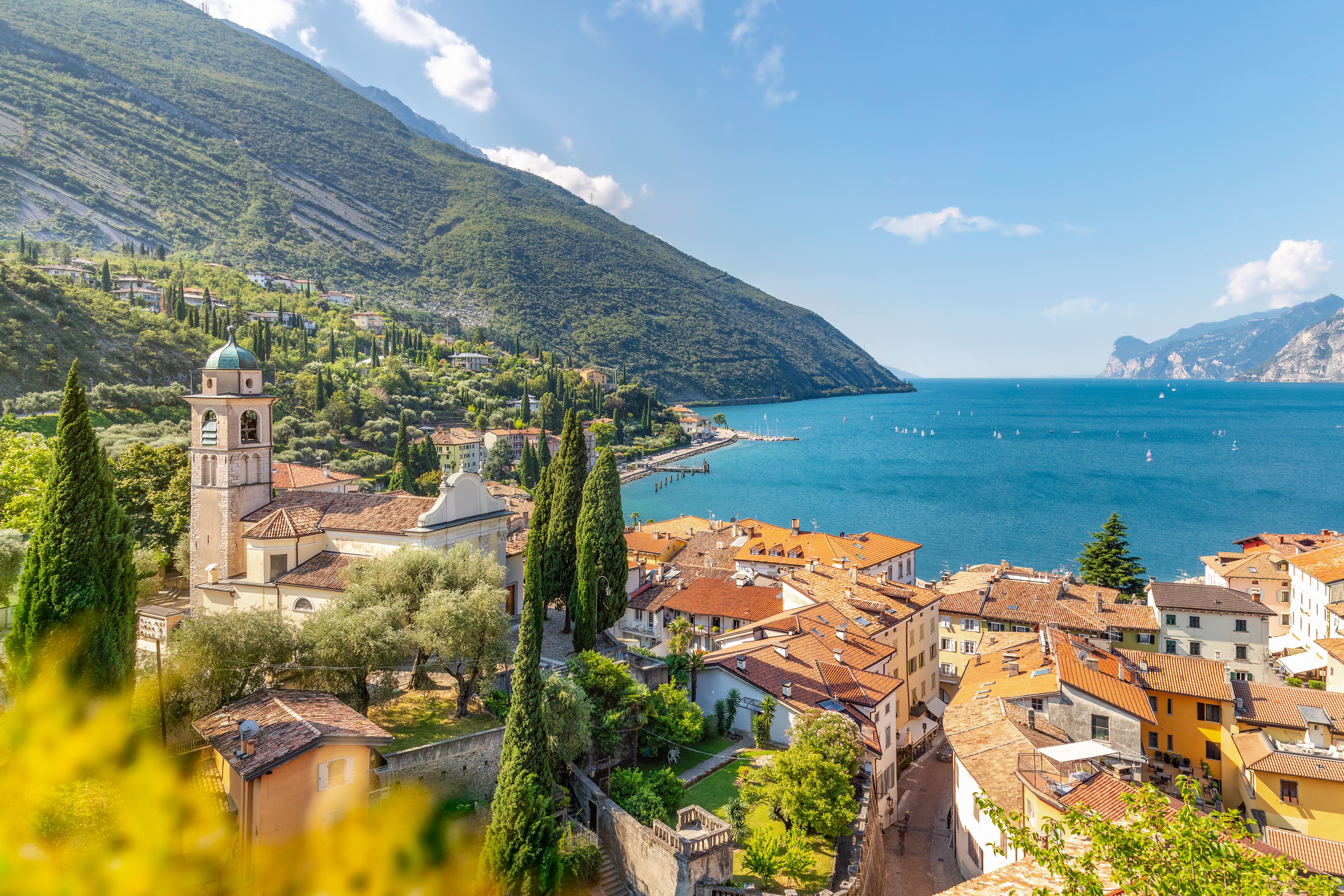 View over Torbole, Lago di Garda, Trentino, Italy View over Torbole, Lago di Garda, Trentino, Italy