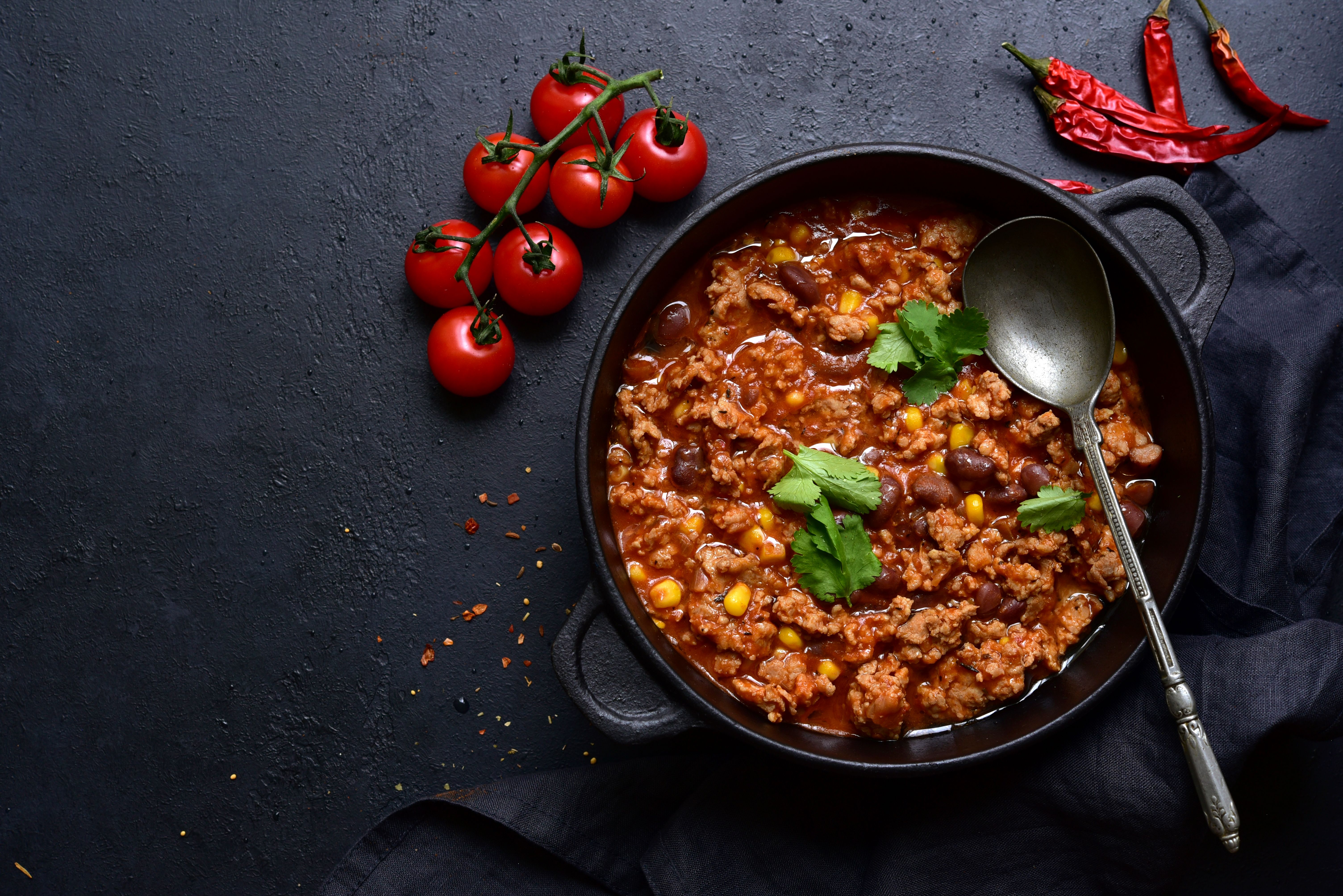 slow cooked chili
