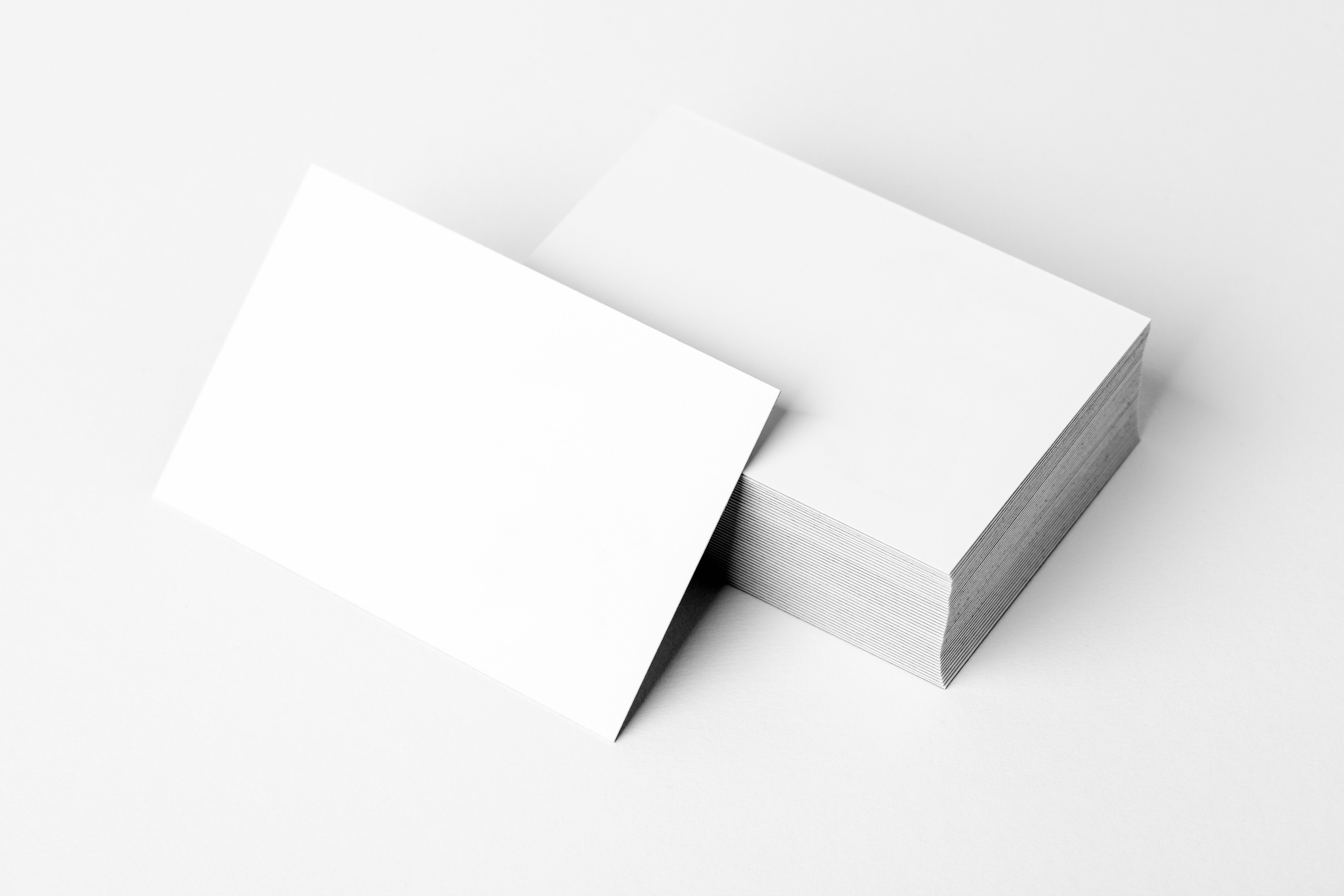 business card materials