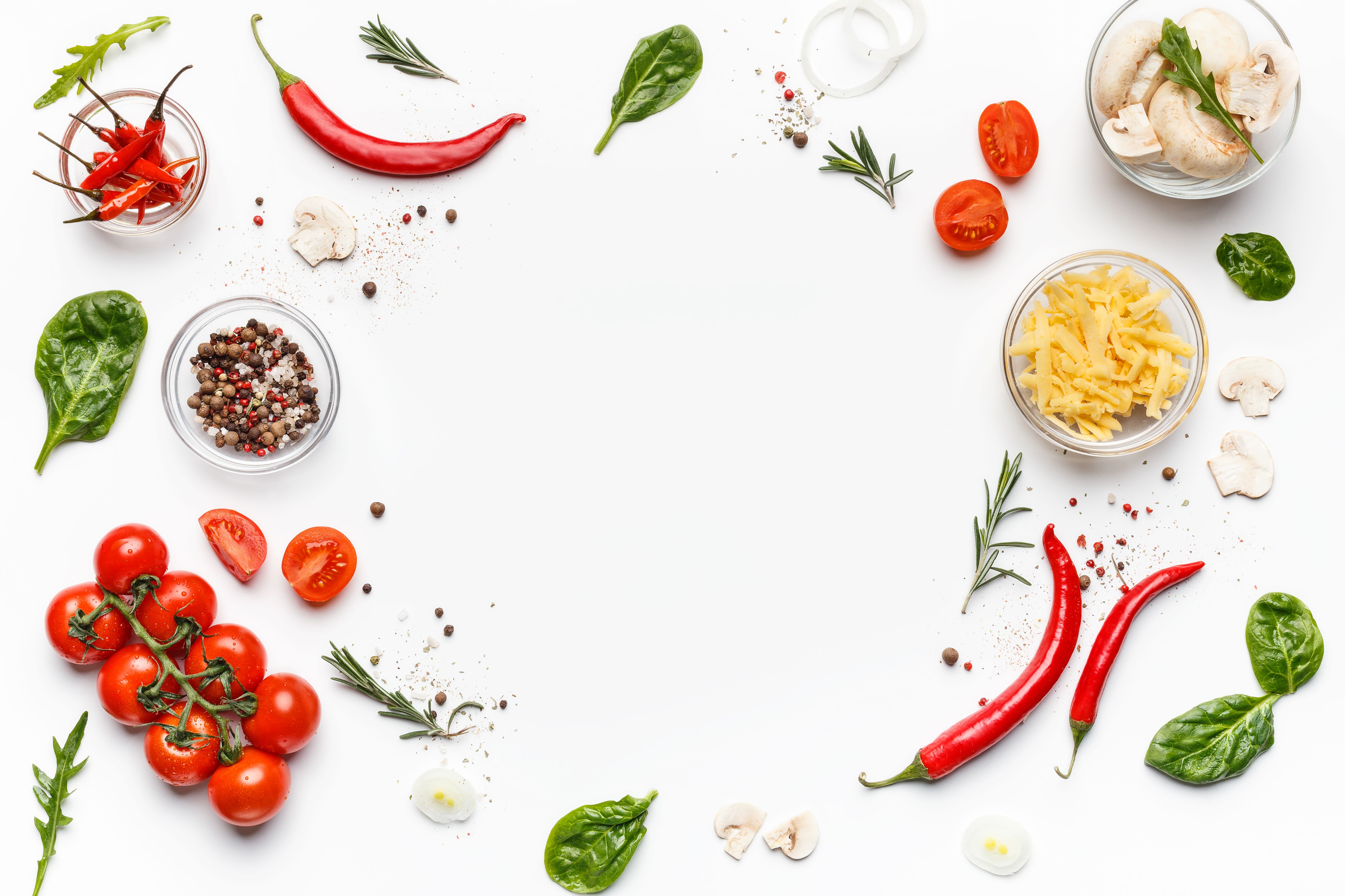 ingredients on table