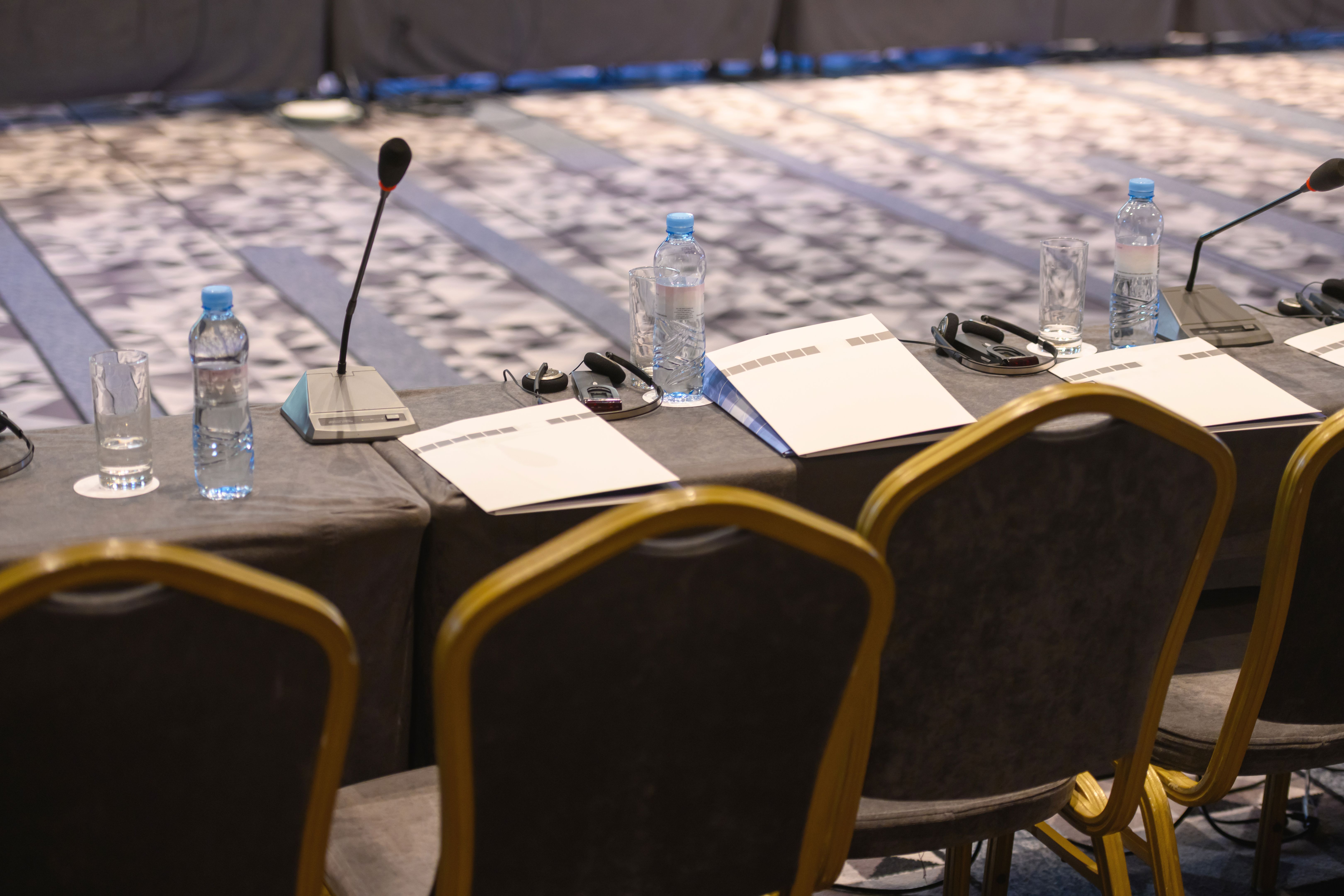 Empty conference room