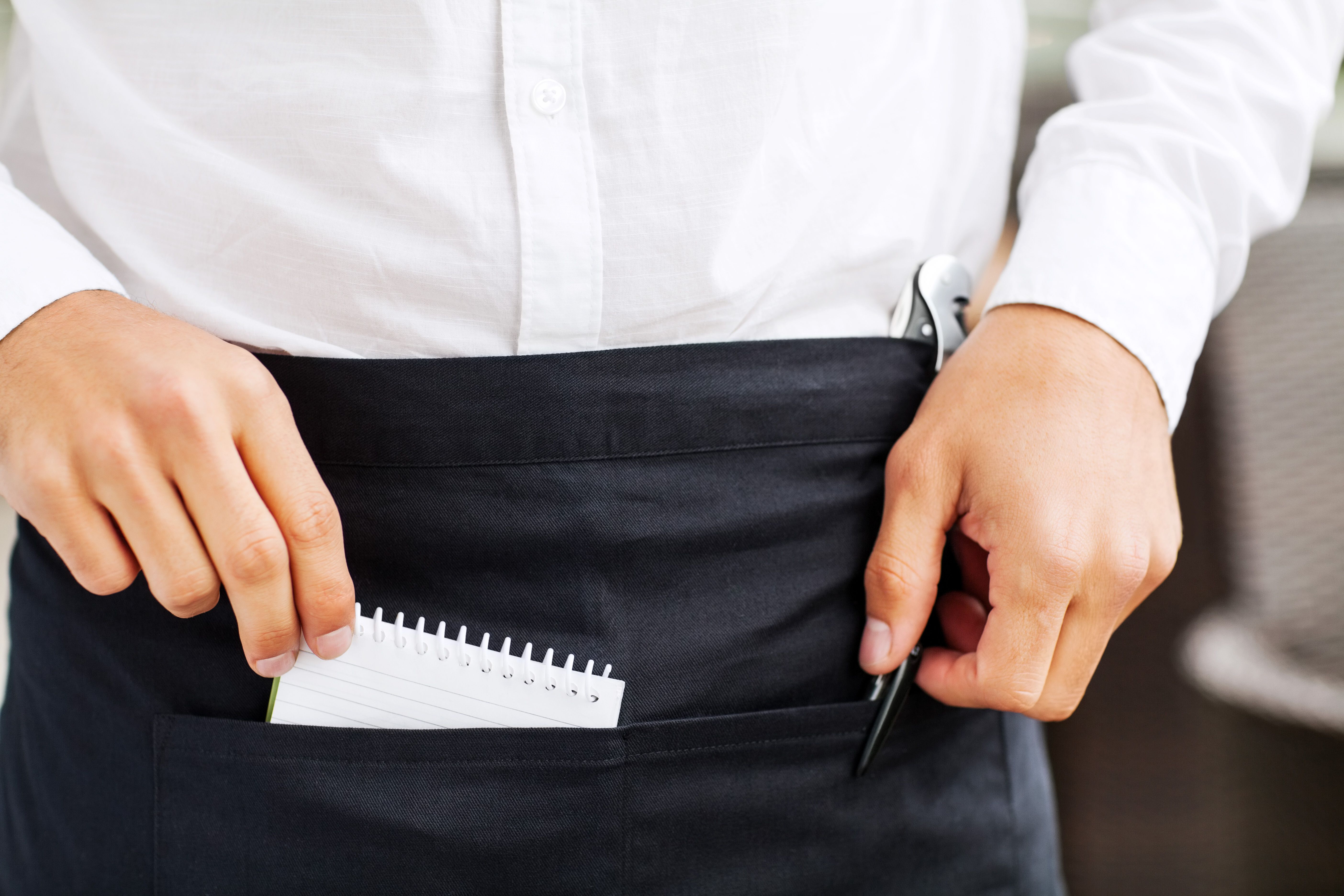 apron pockets