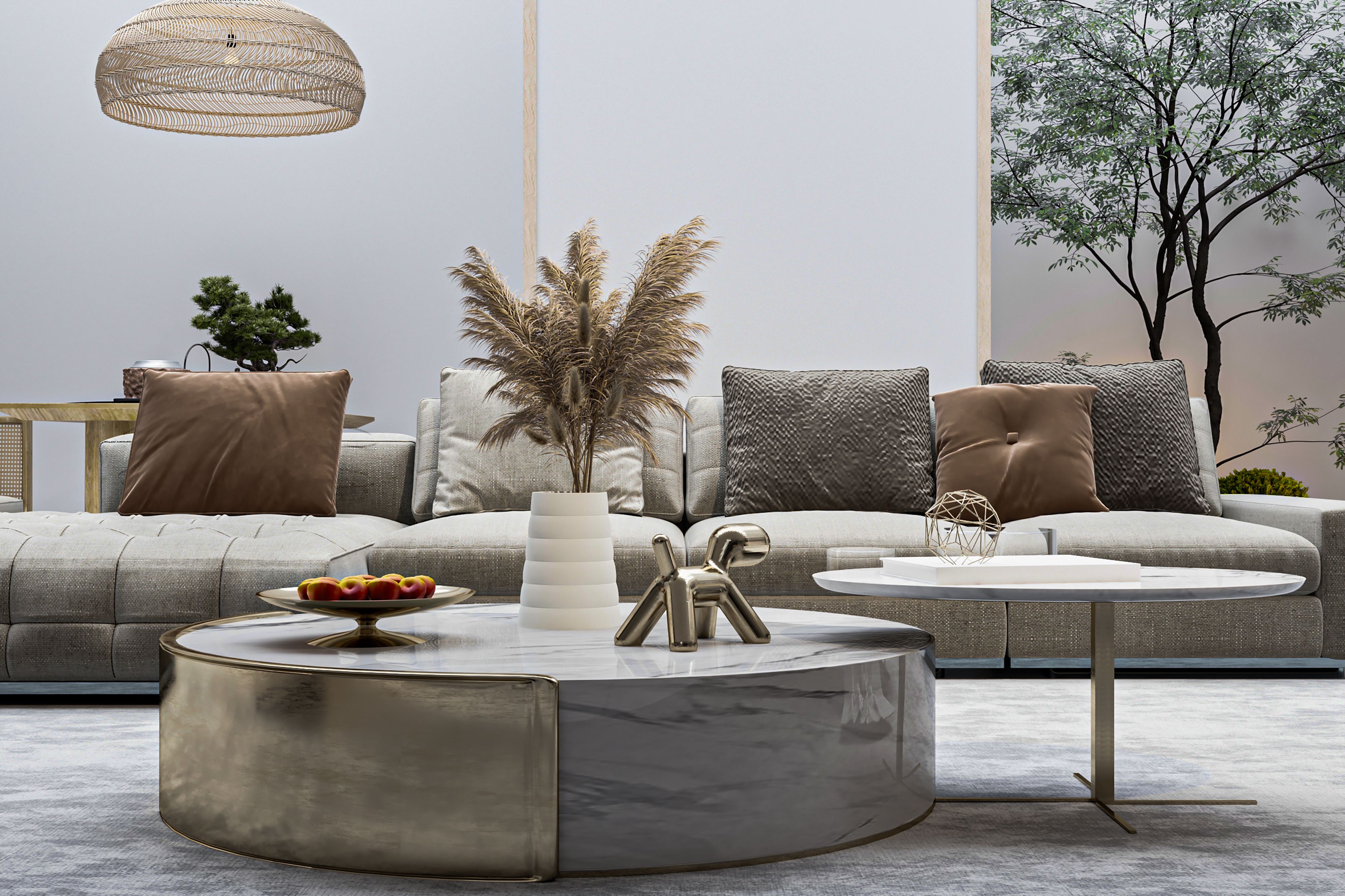 staged home interior