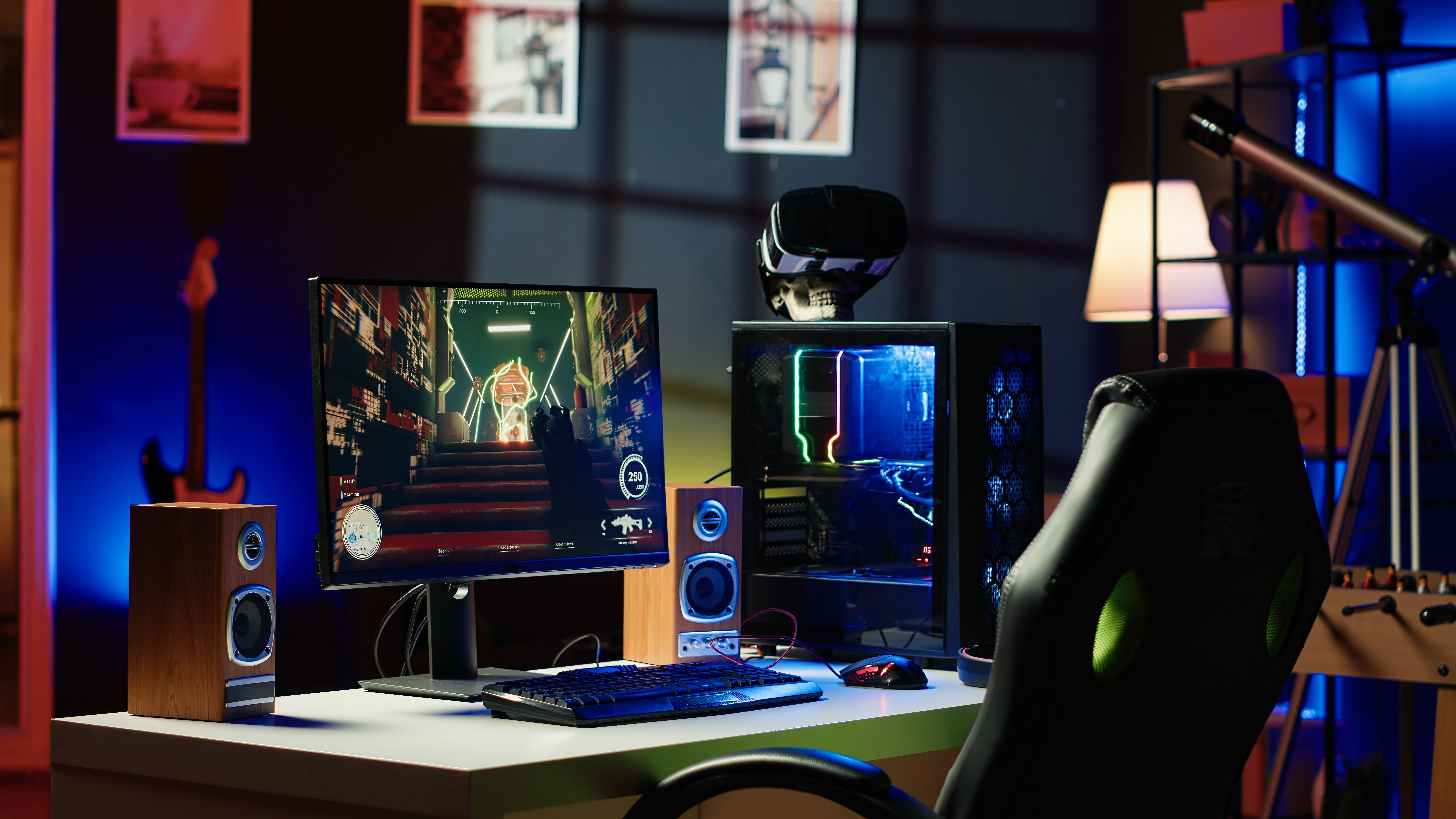living room setup