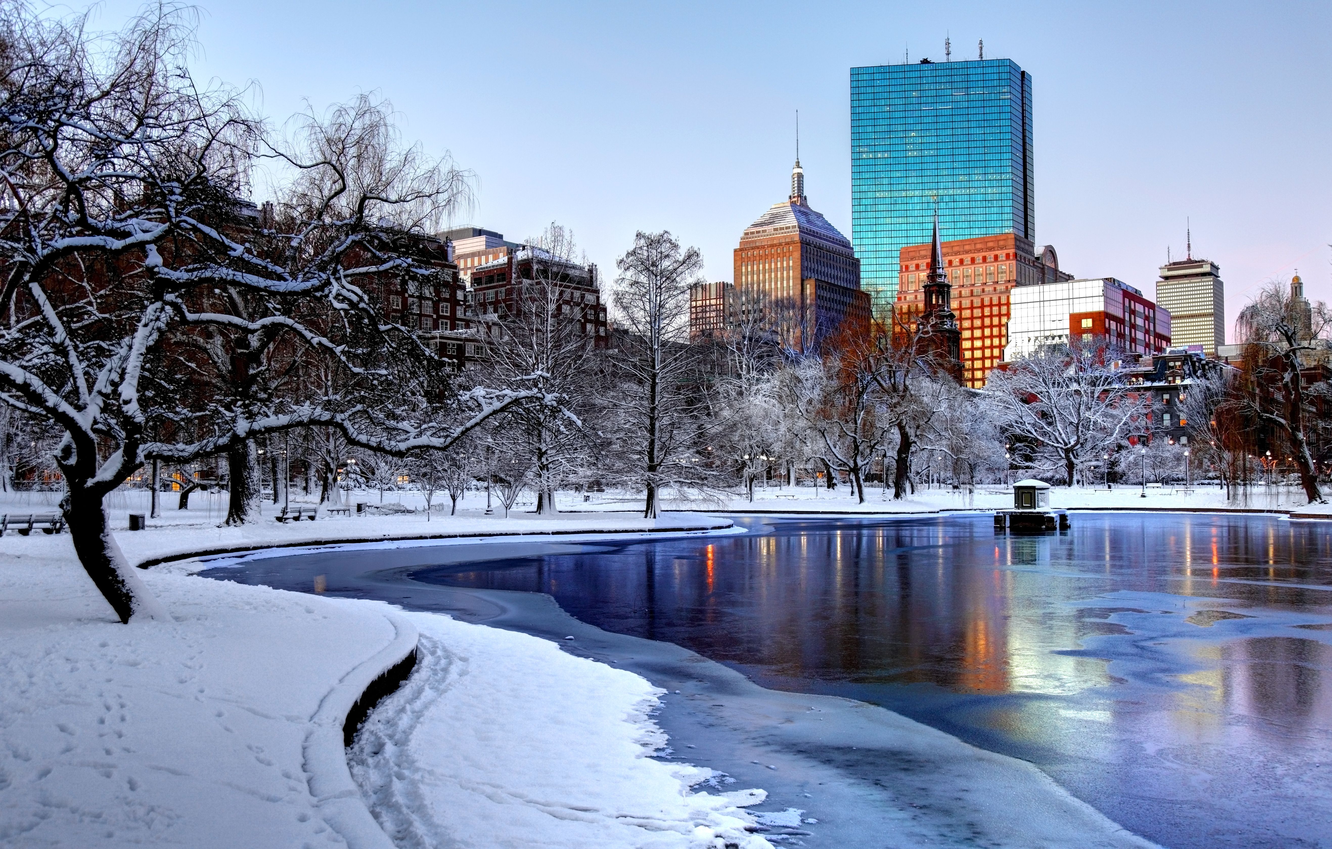 Winter in the Boston Public Garden