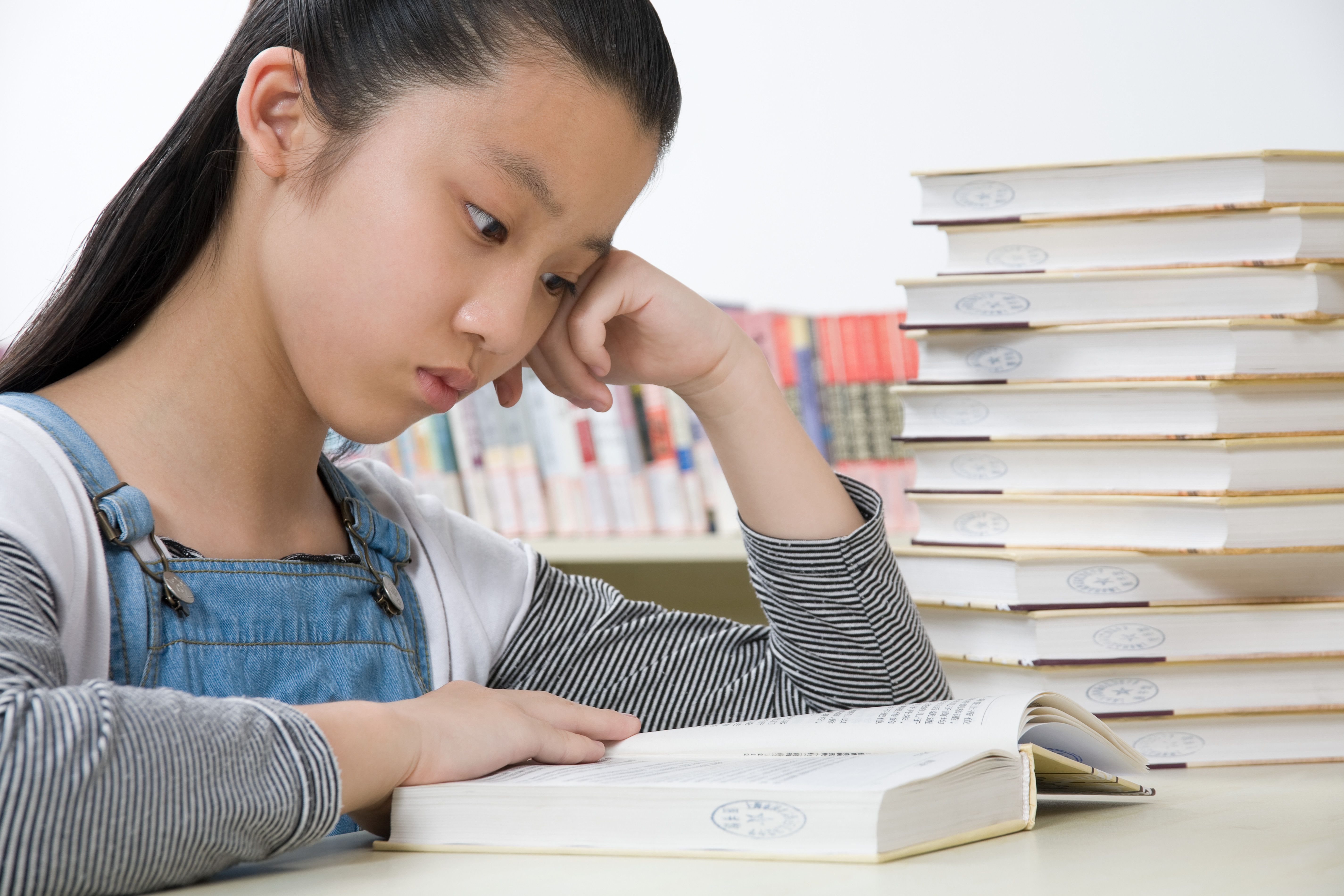 students studying