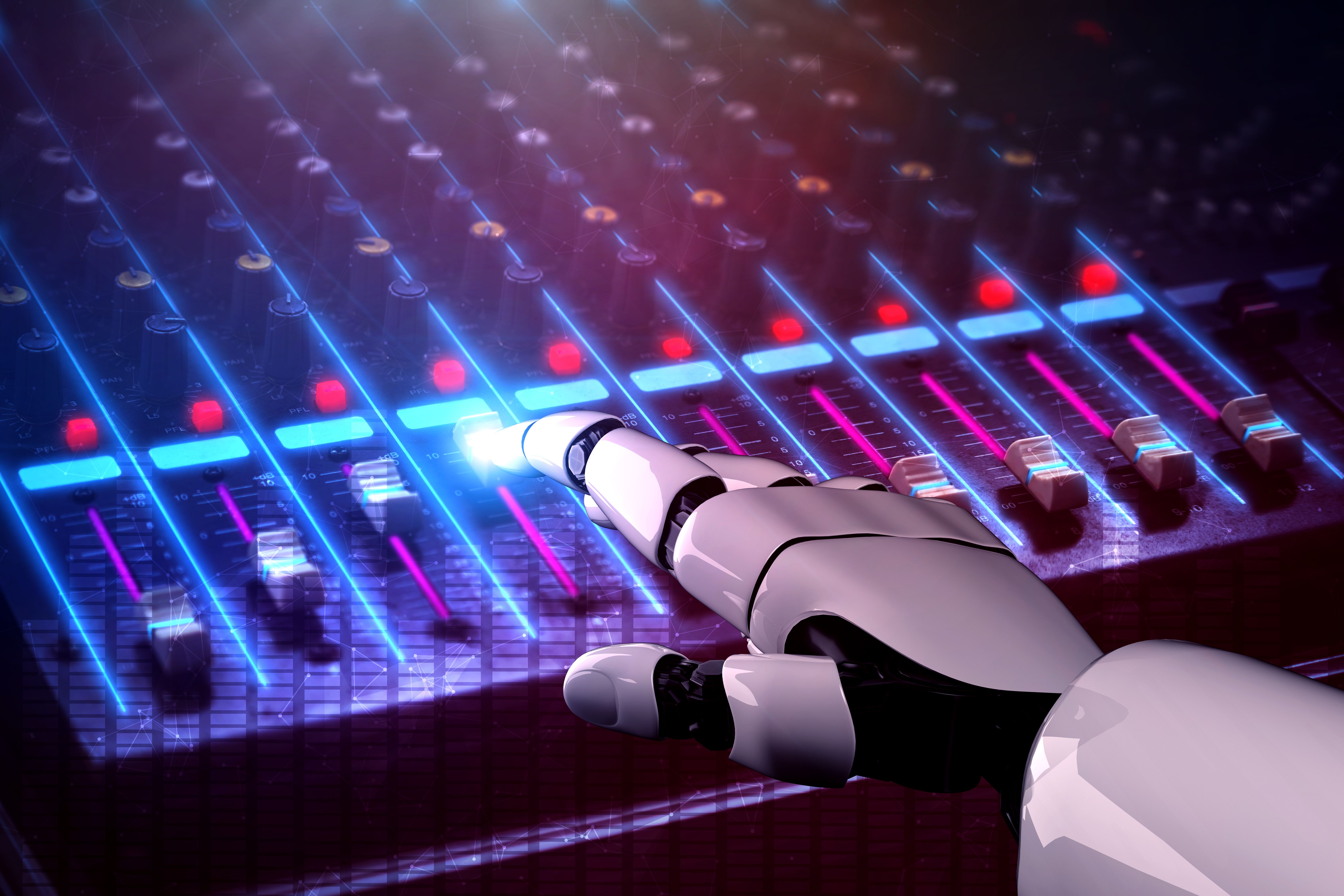 AI music production
