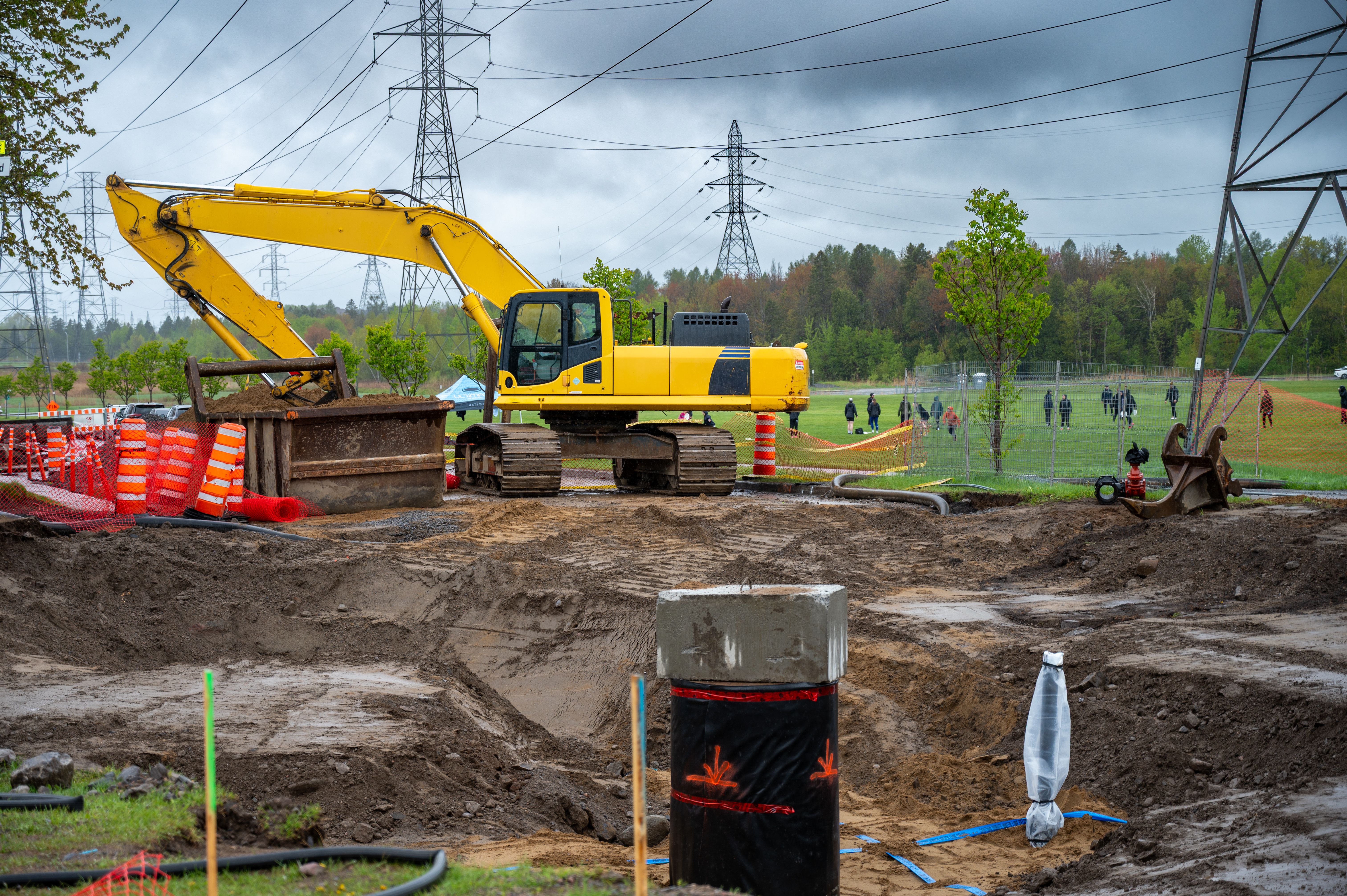 spring rain construction