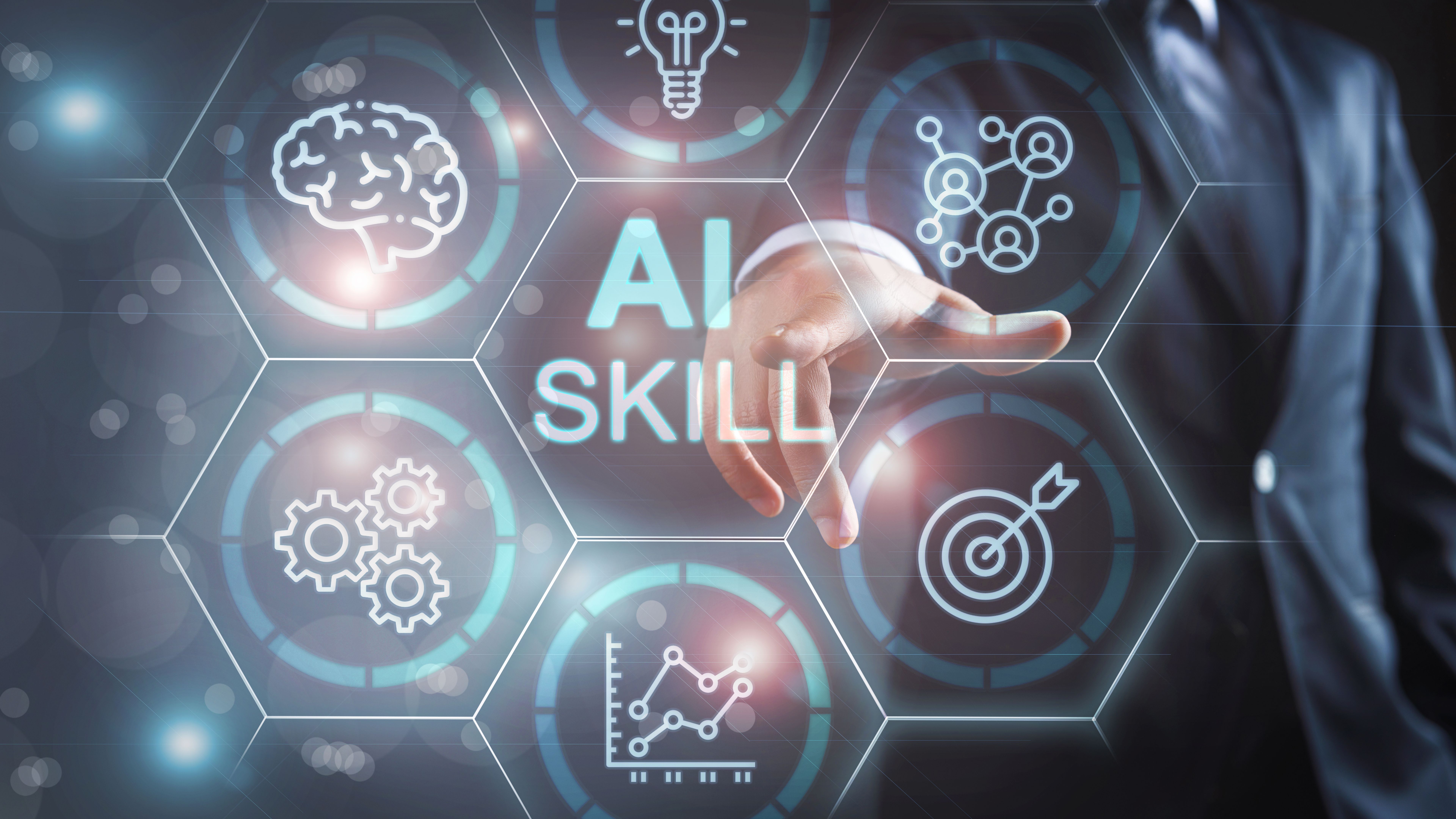 AI Skill Development and Digital Competency Concept for Future Workforce