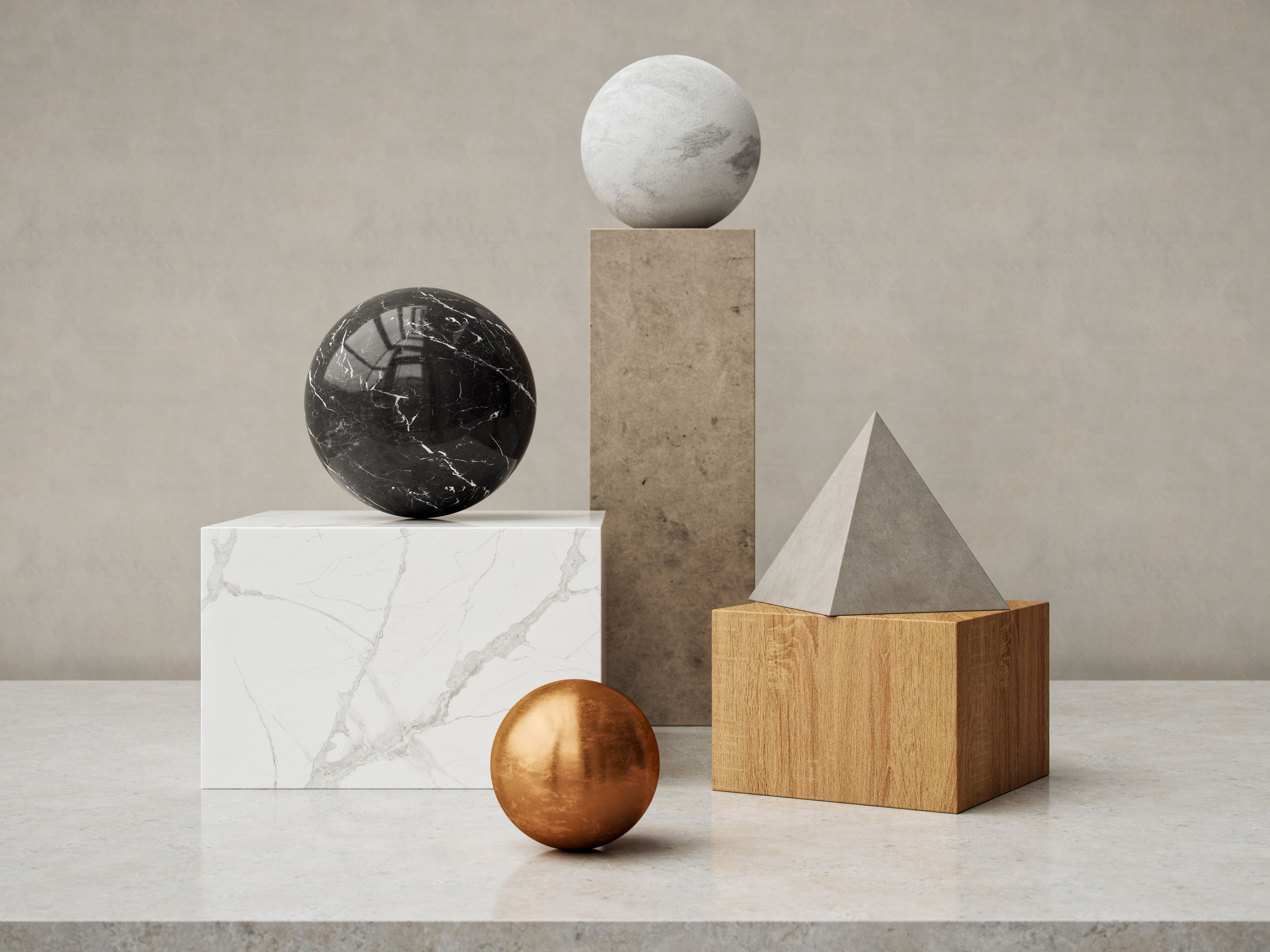wood stone decor