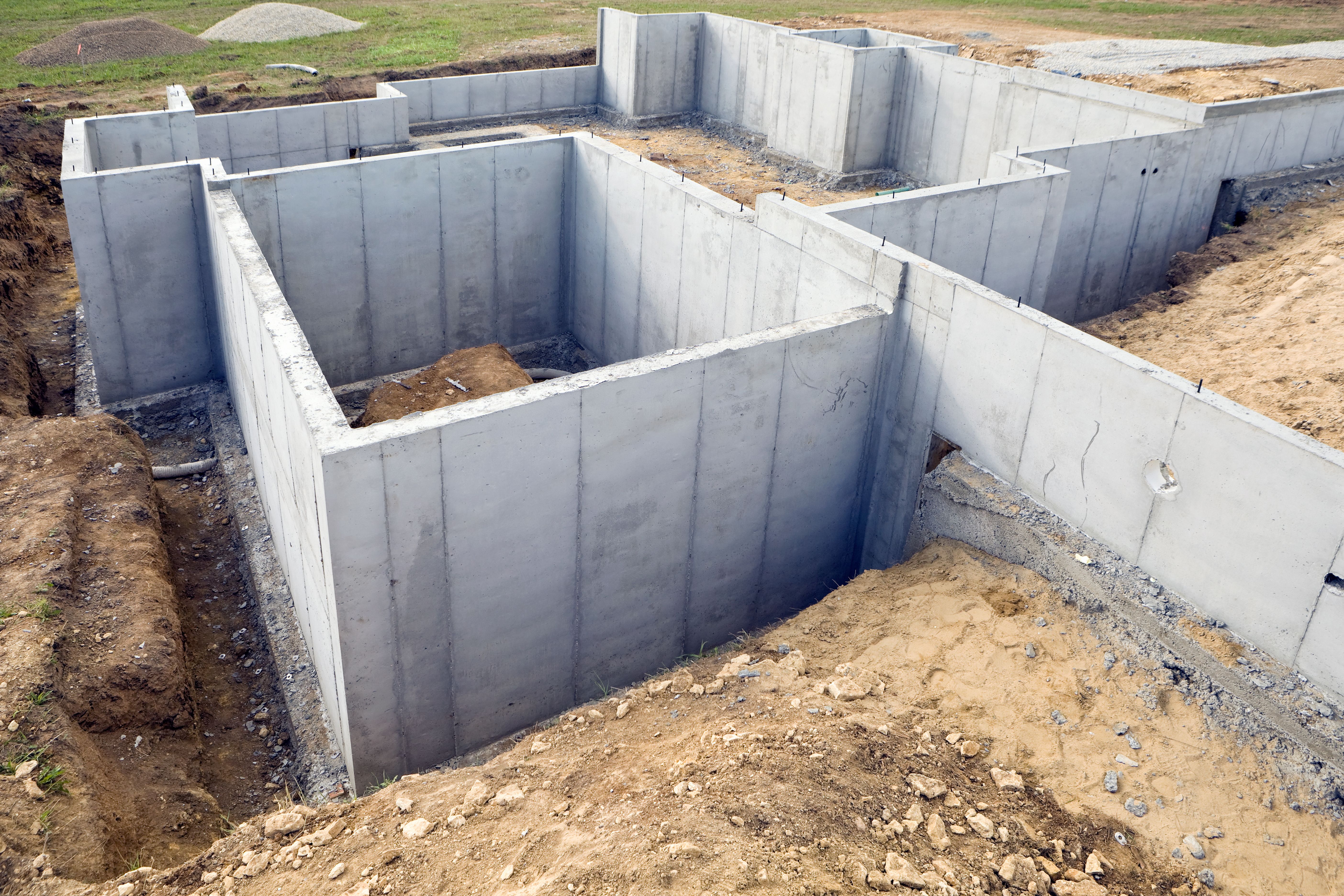 concrete footings