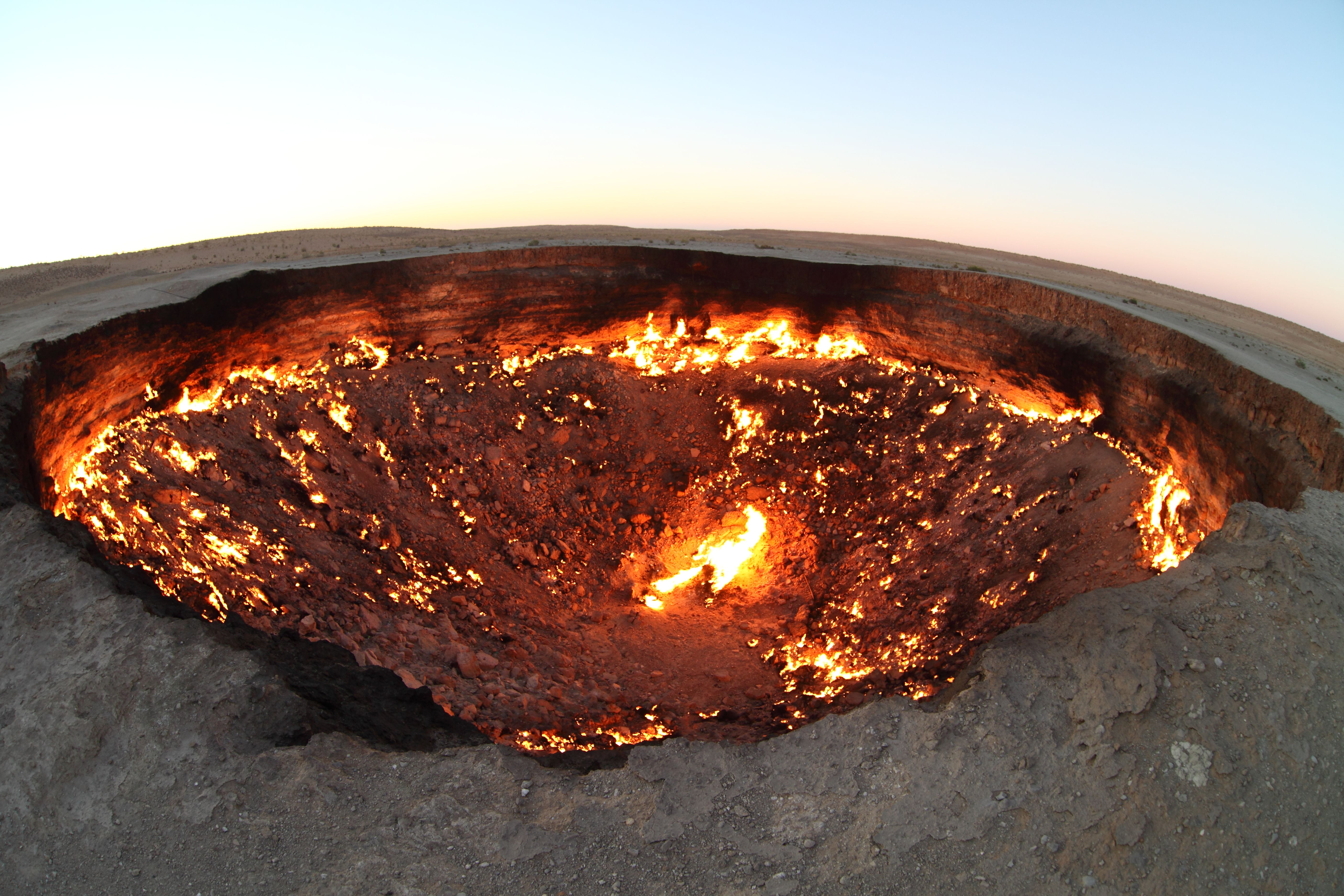 Darvaza Gas Crater, Karakum Desert, Turkmenistan