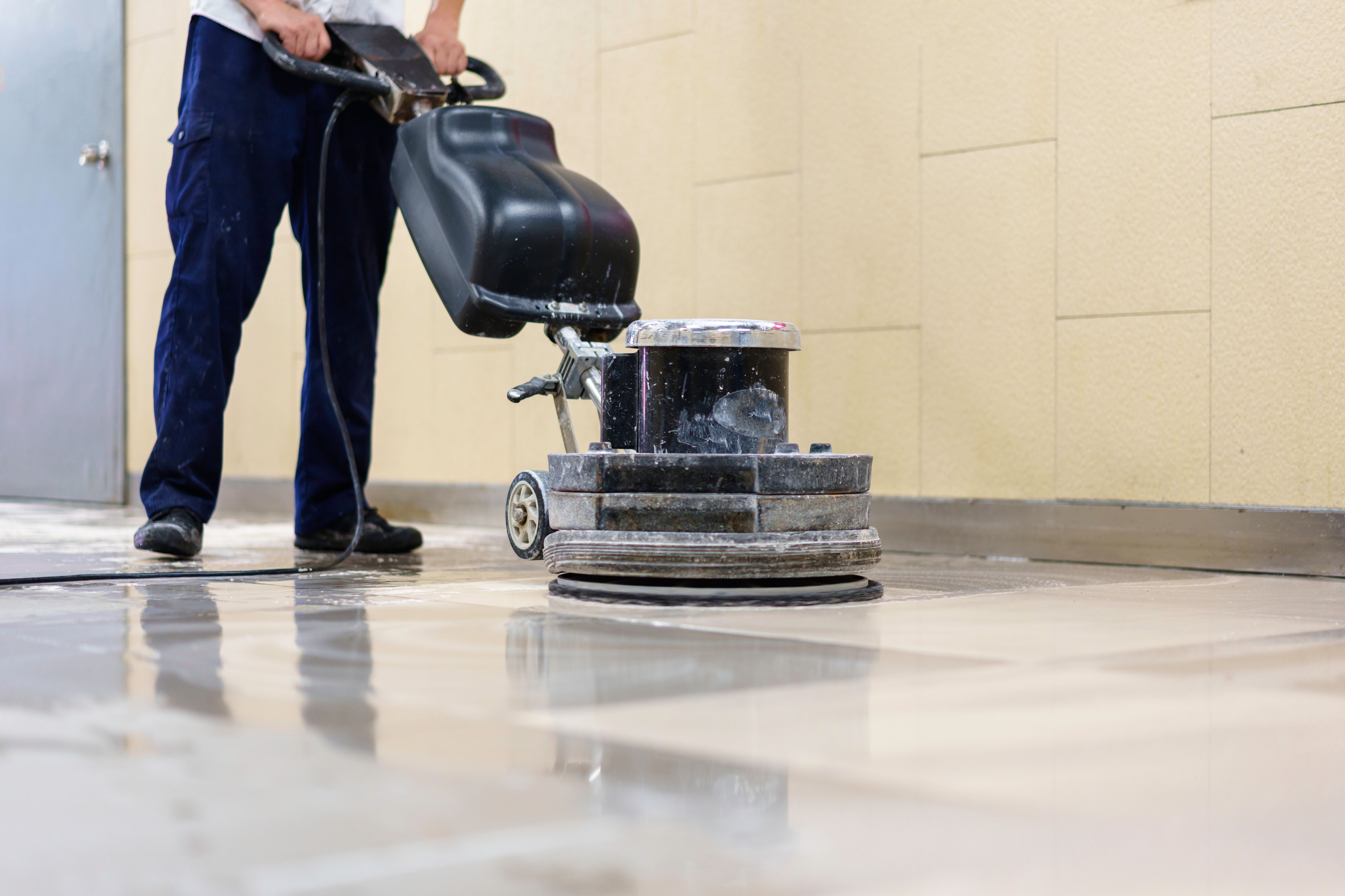 commercial floor cleaning schedule