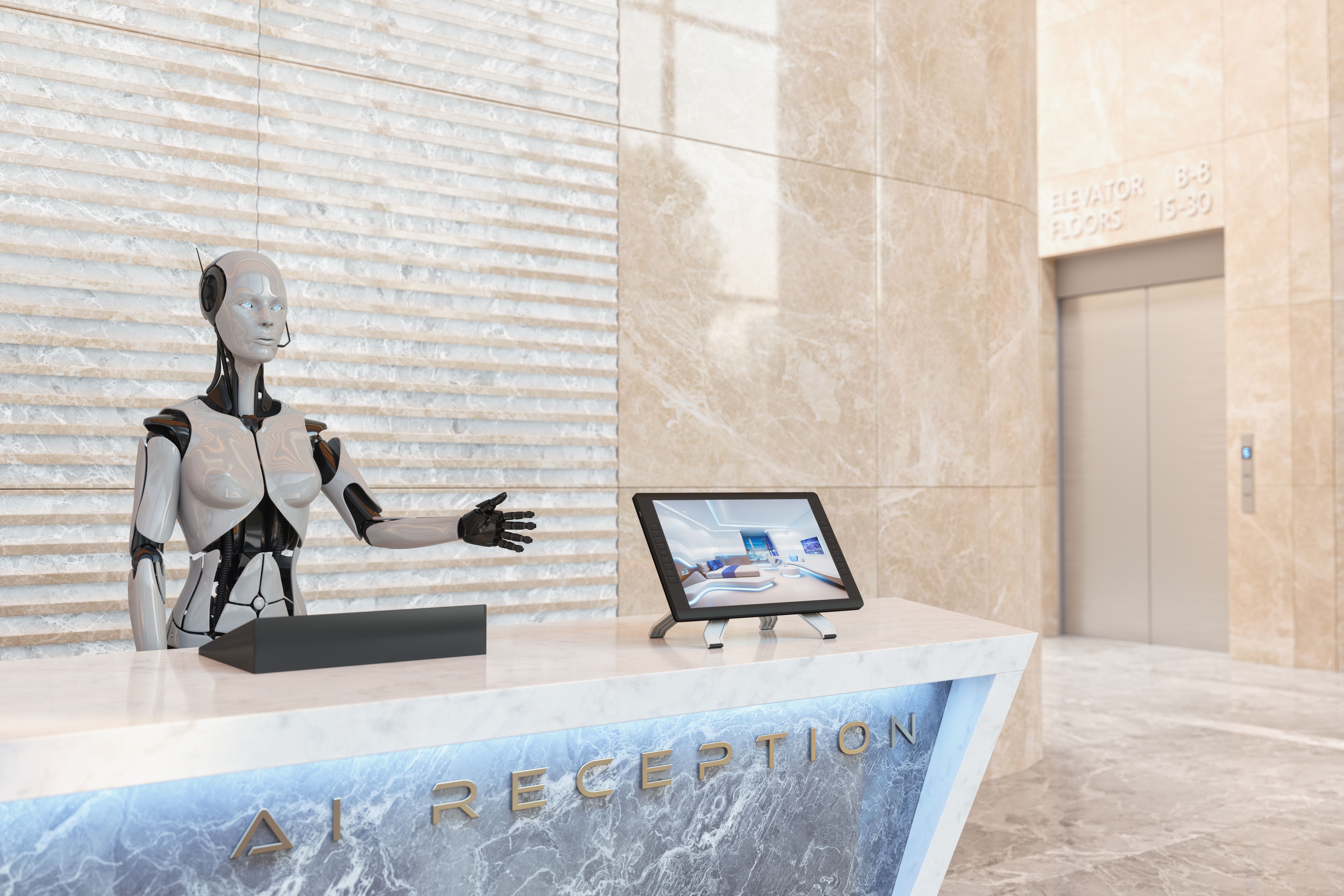 hotel reception ai
