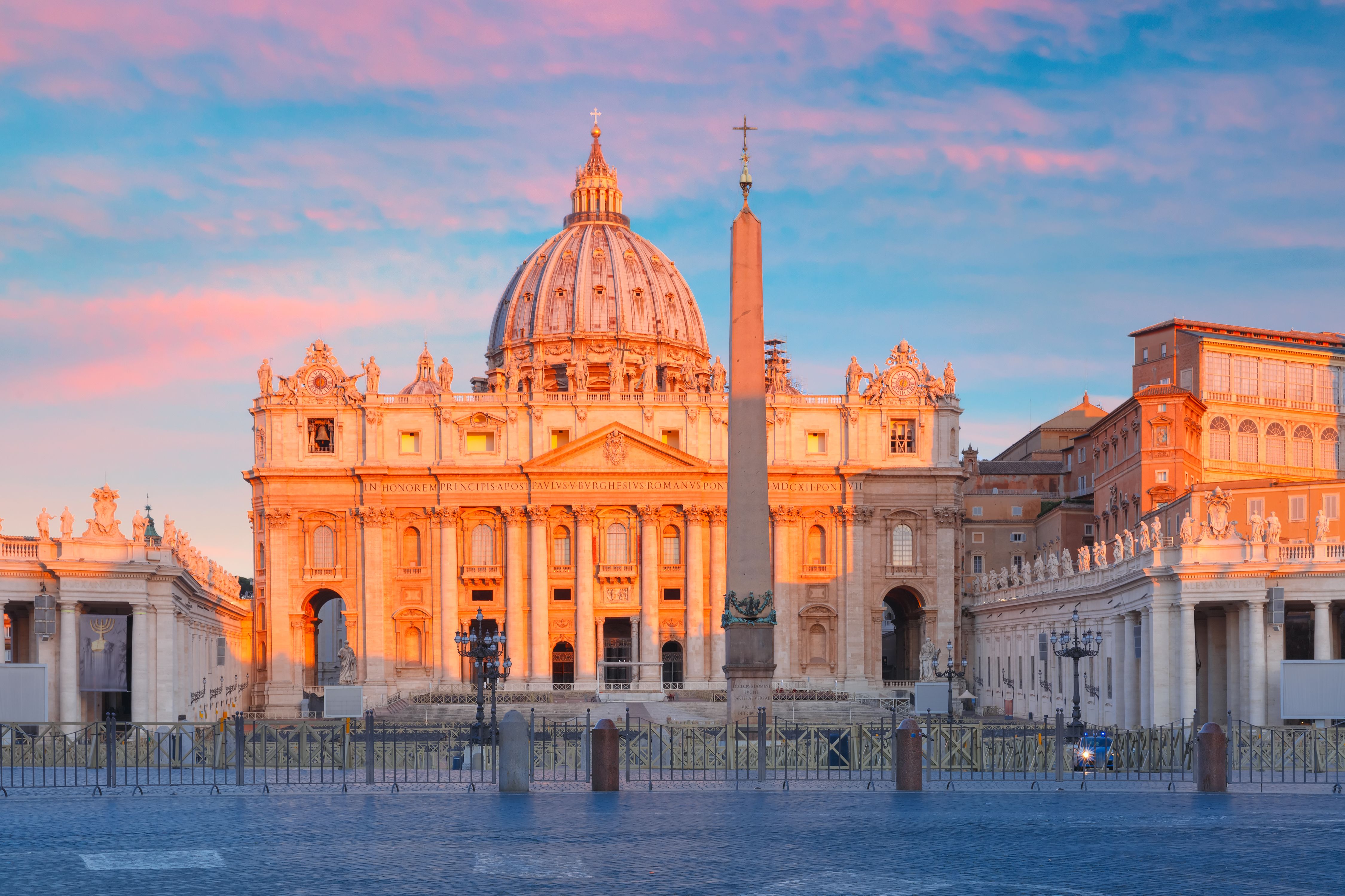 vatican sunrise