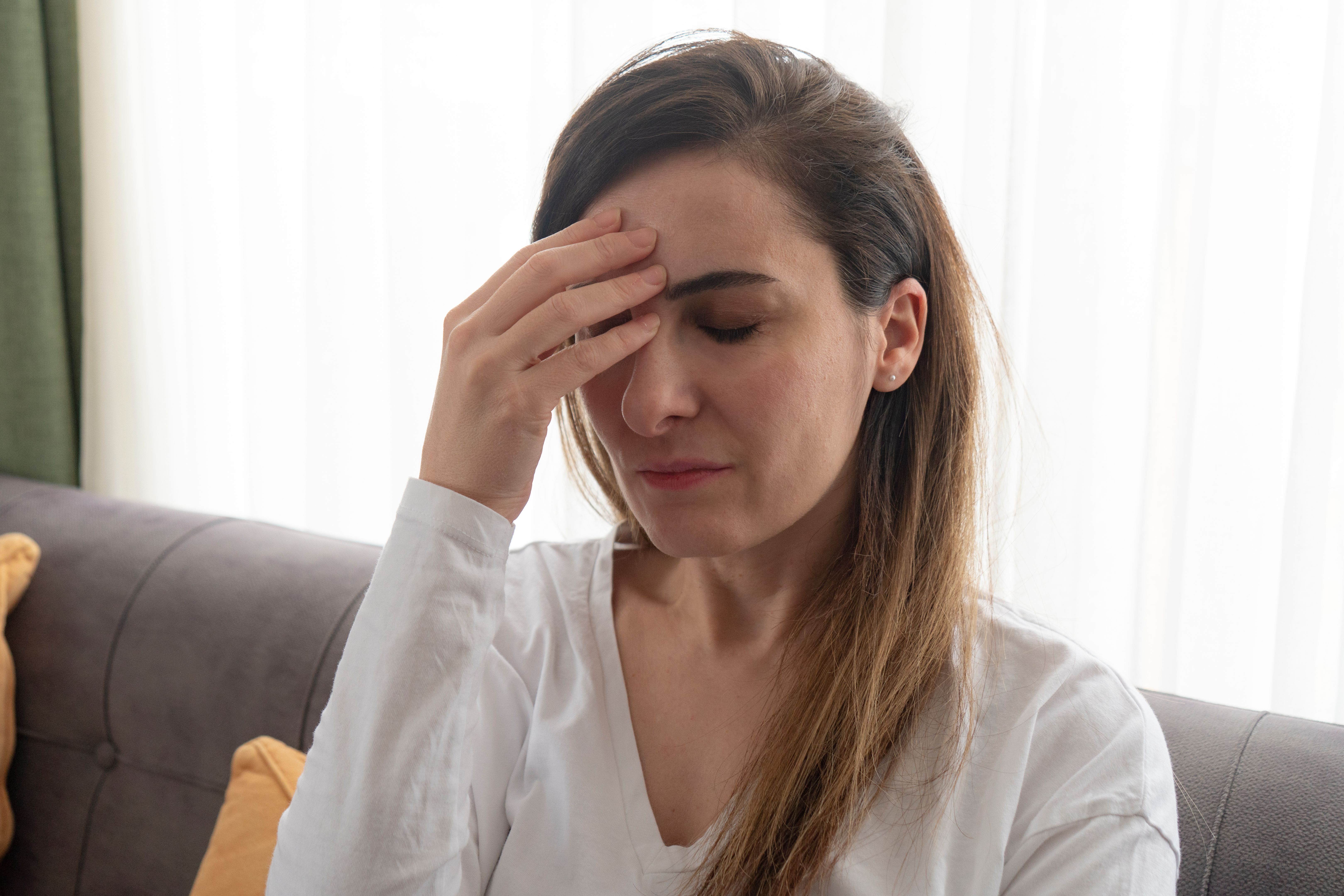 Woman in pain Woman in pain