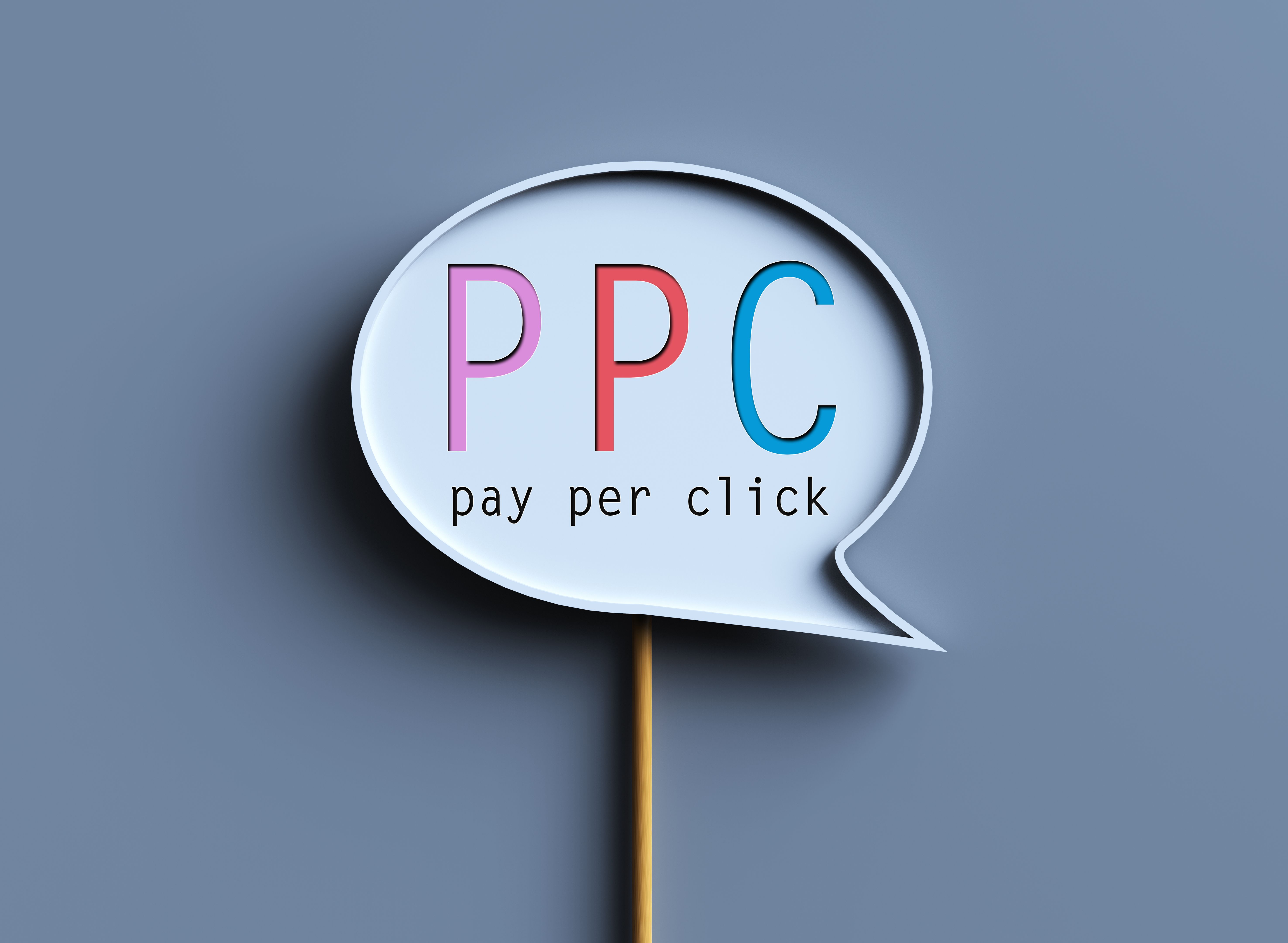 Concept PPC or Pay per click Concept PPC or Pay per click