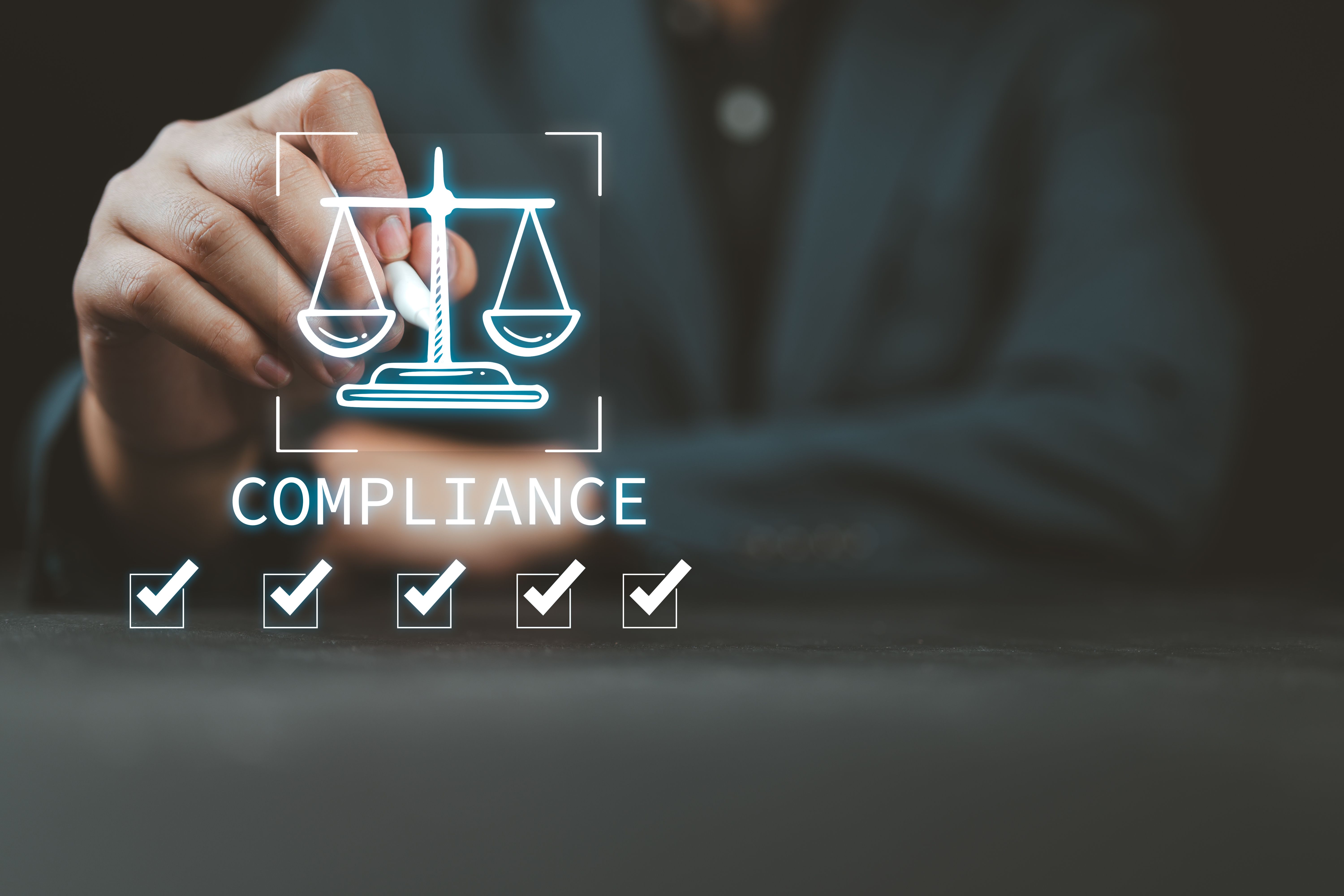legal compliance blockchain