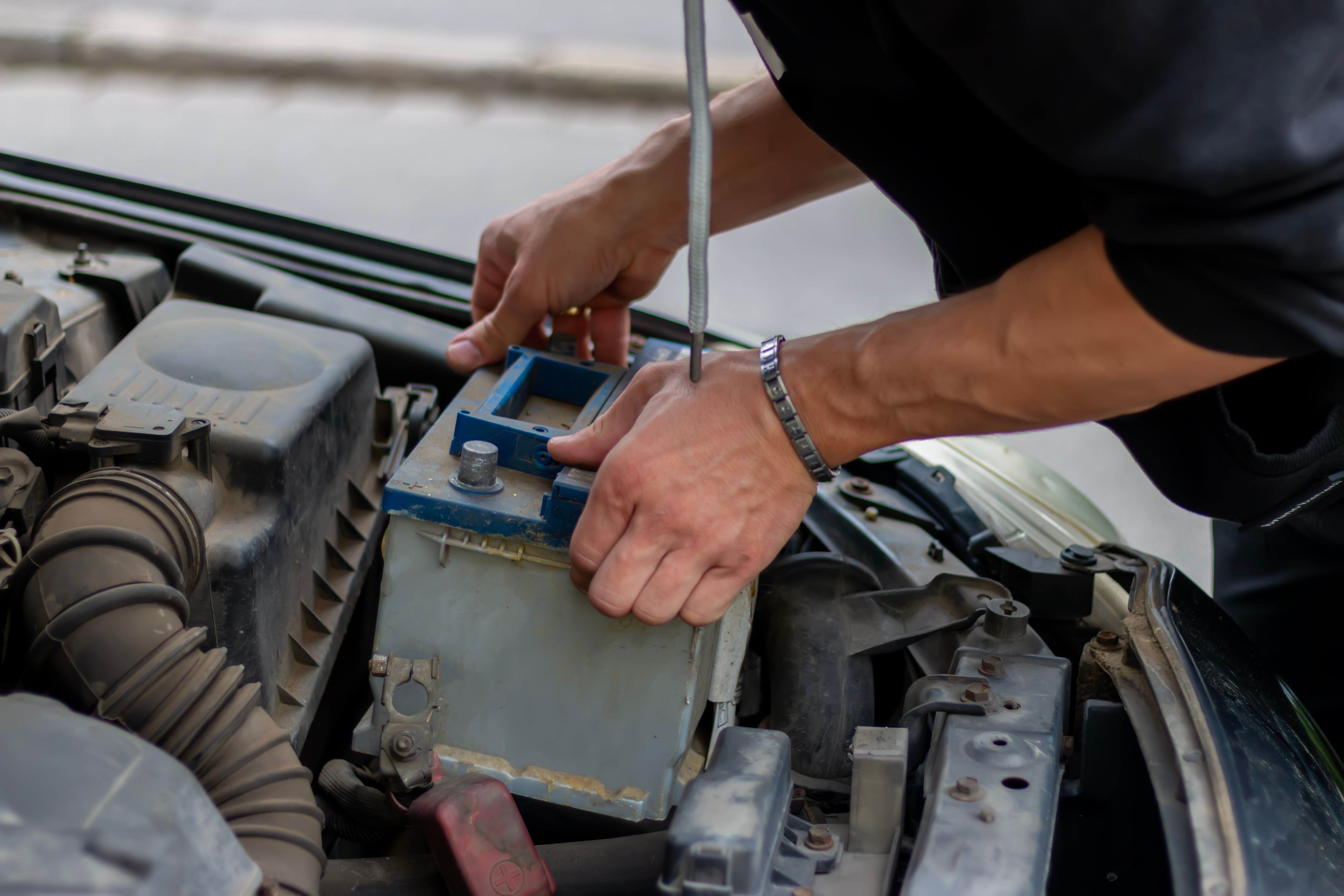 checking car battery