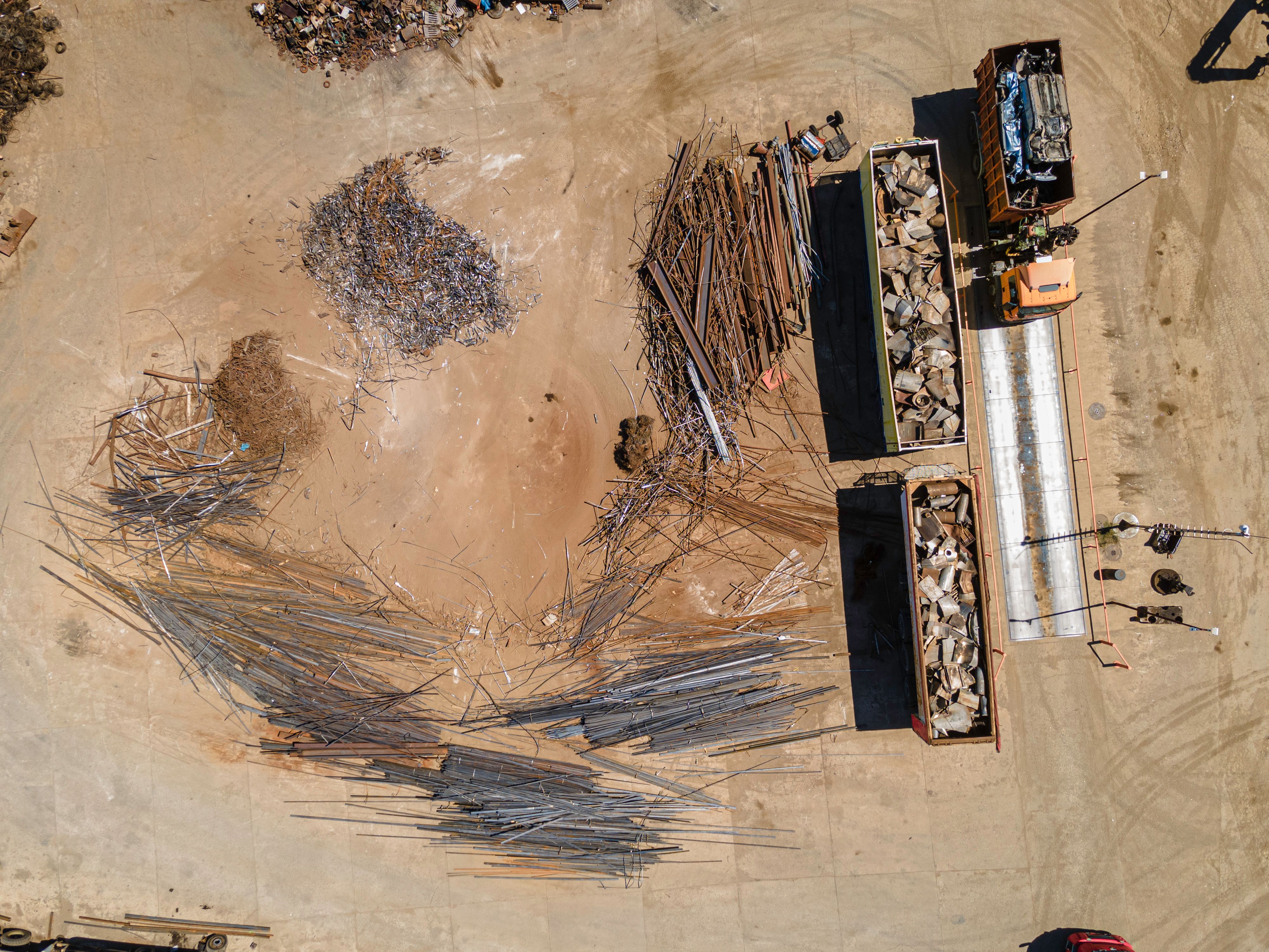 preparing scrap metal