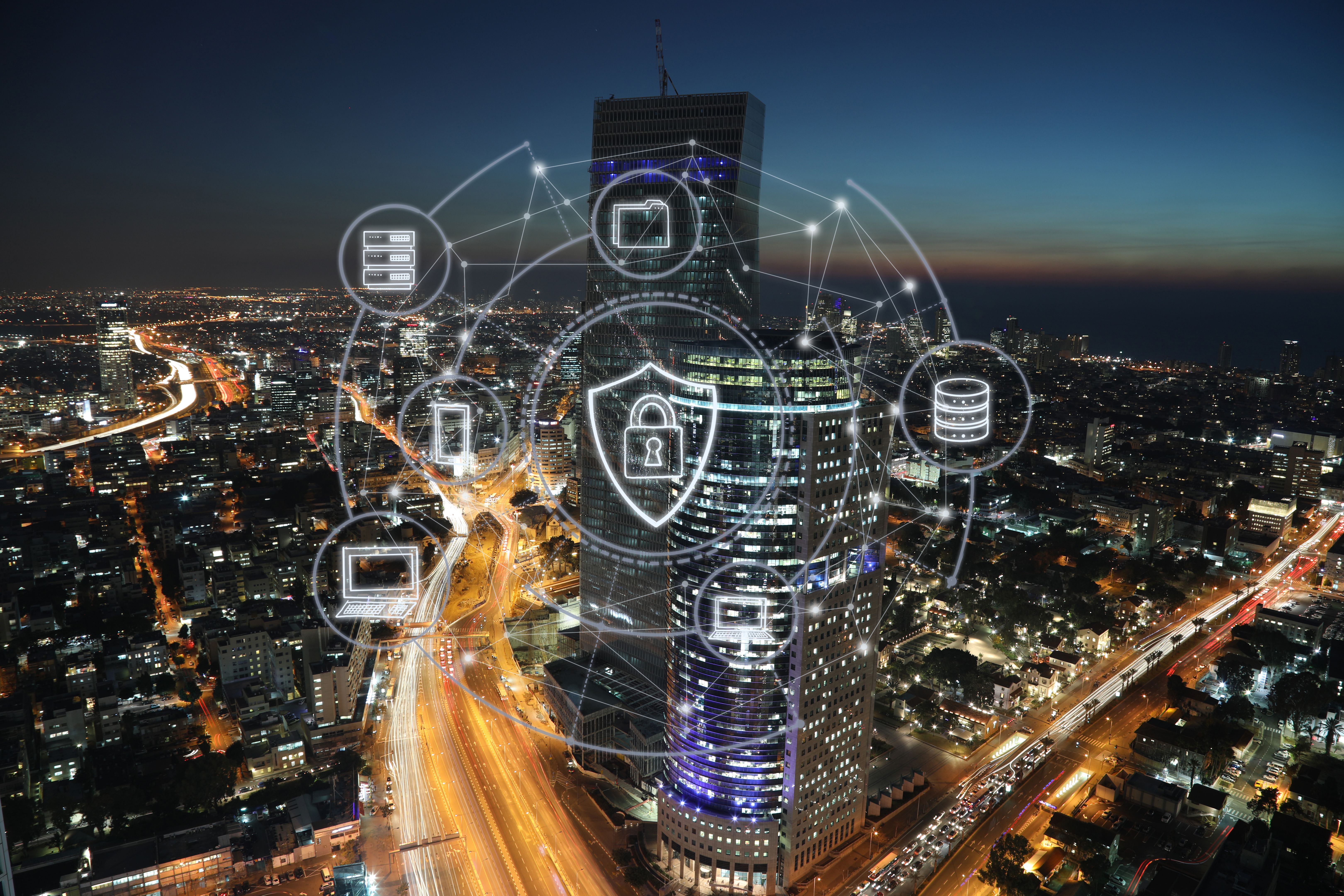 Computer network security internet cyber technology