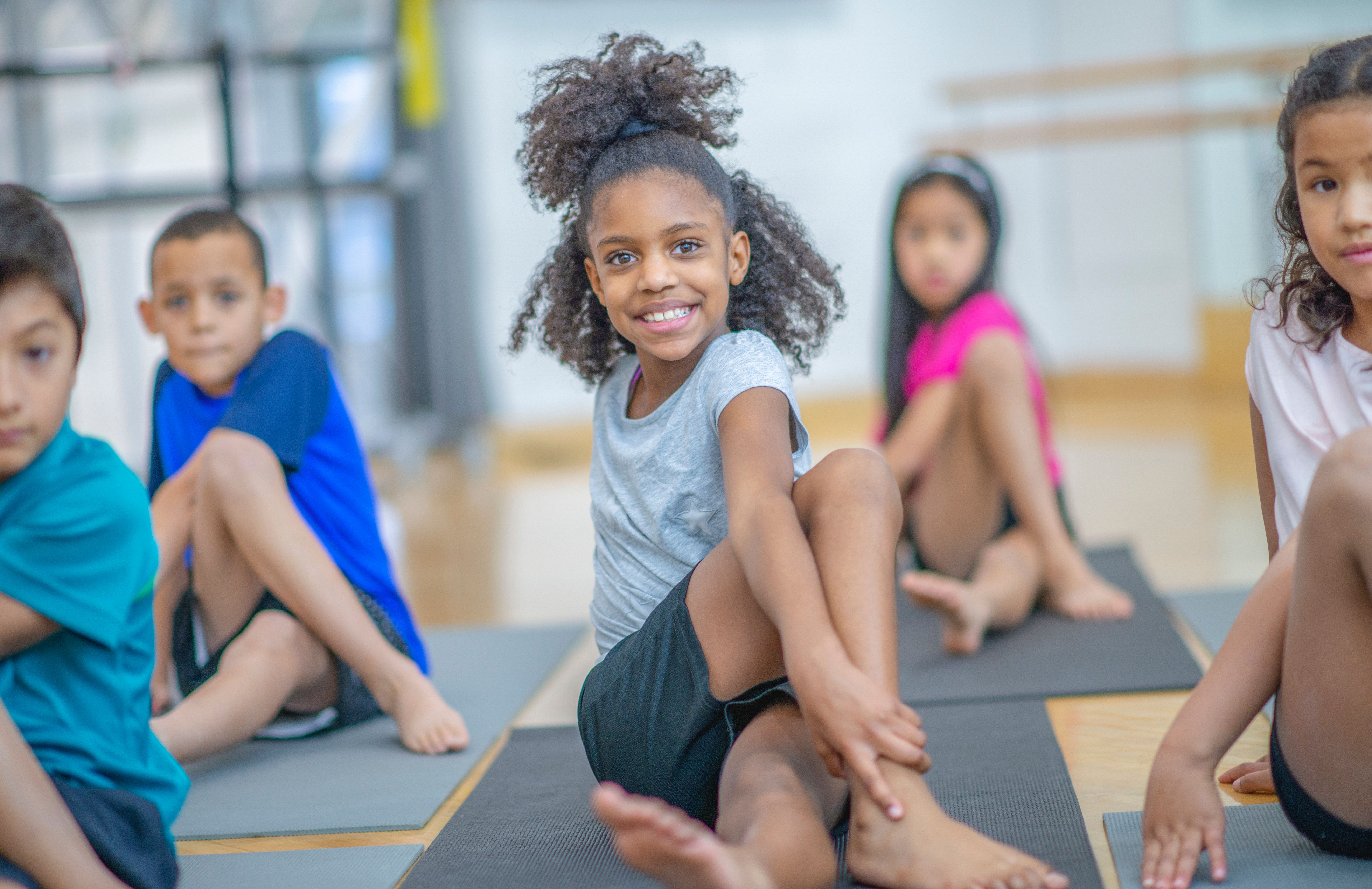 children exercise class