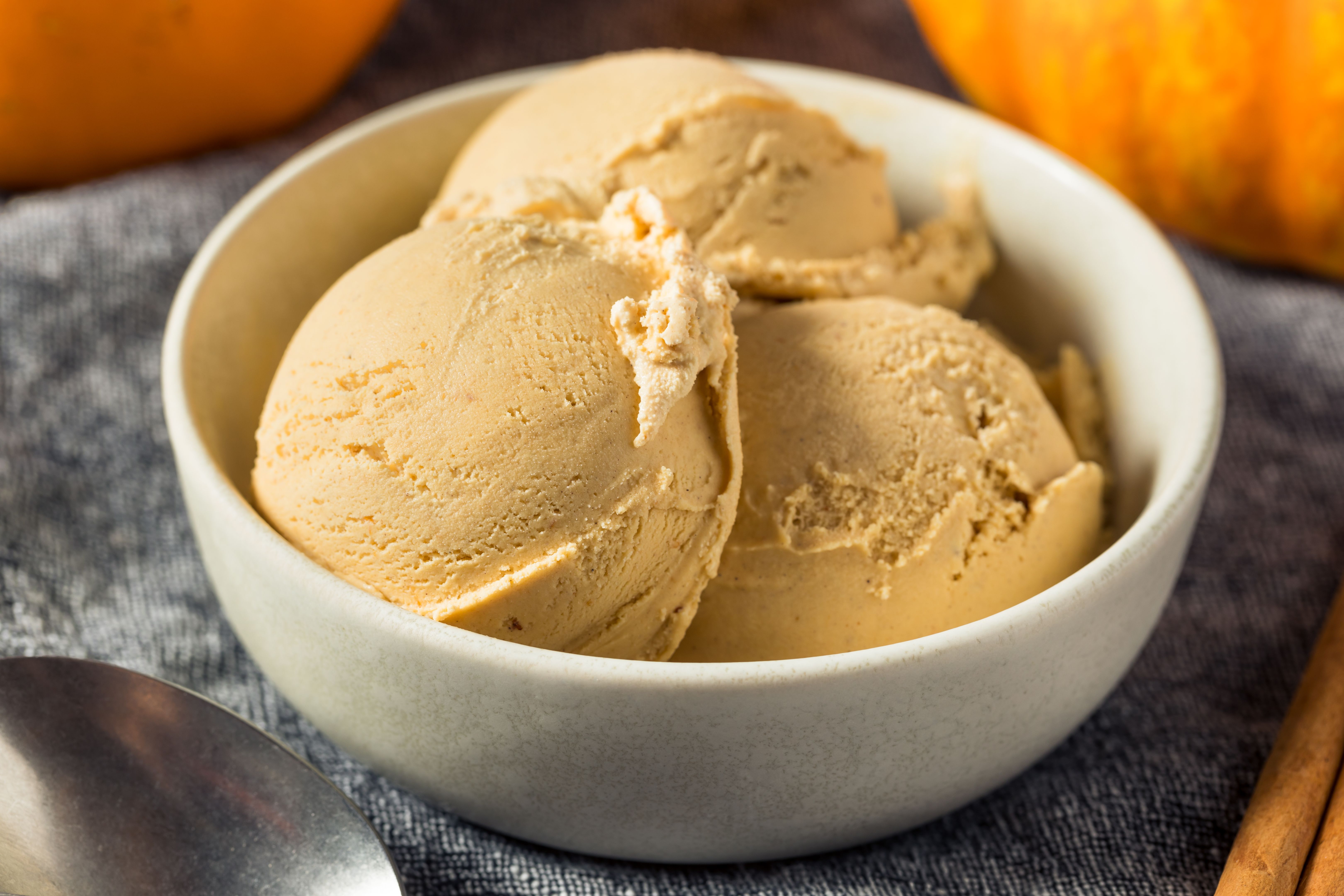 pumpkin spice ice cream