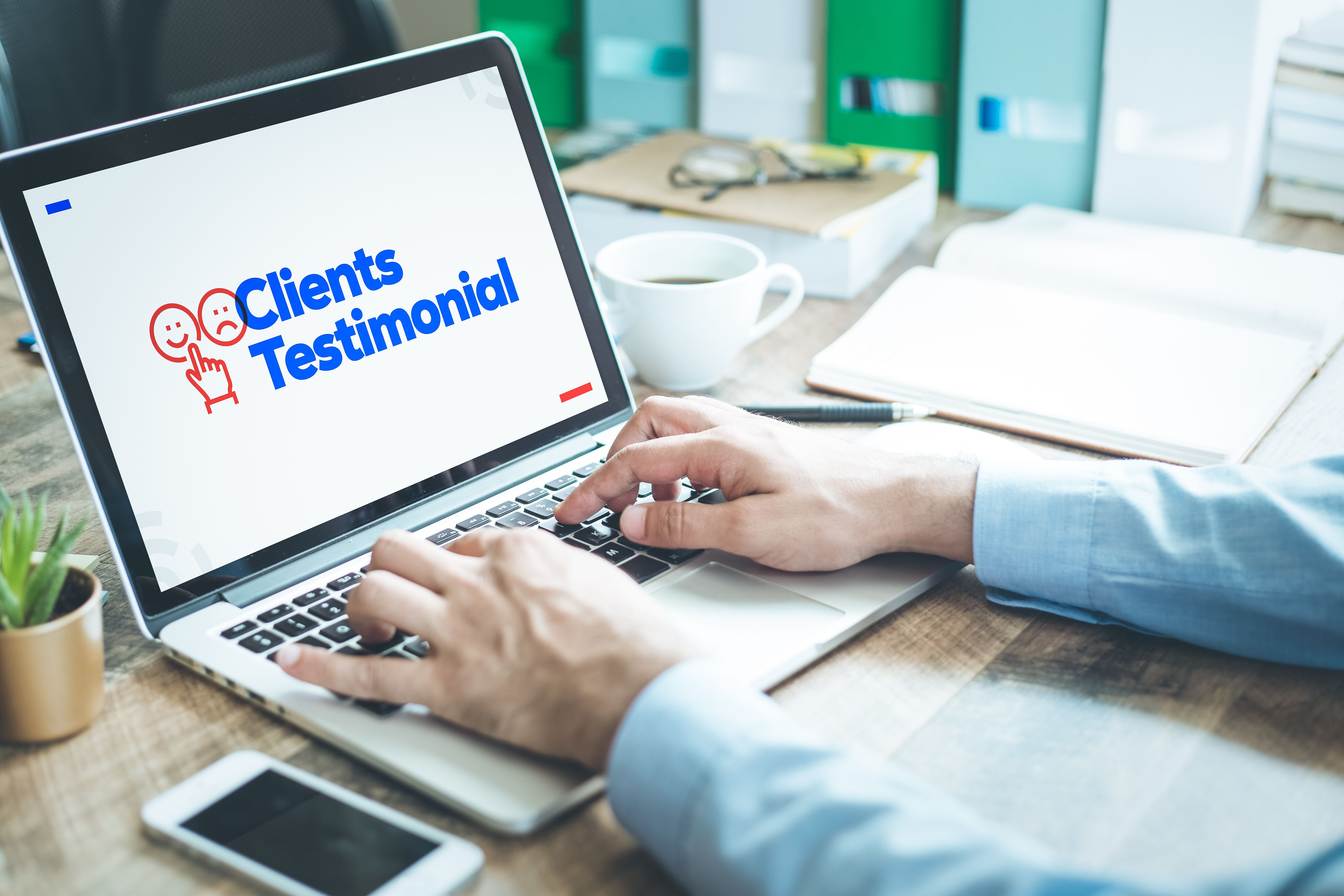user testimonials
