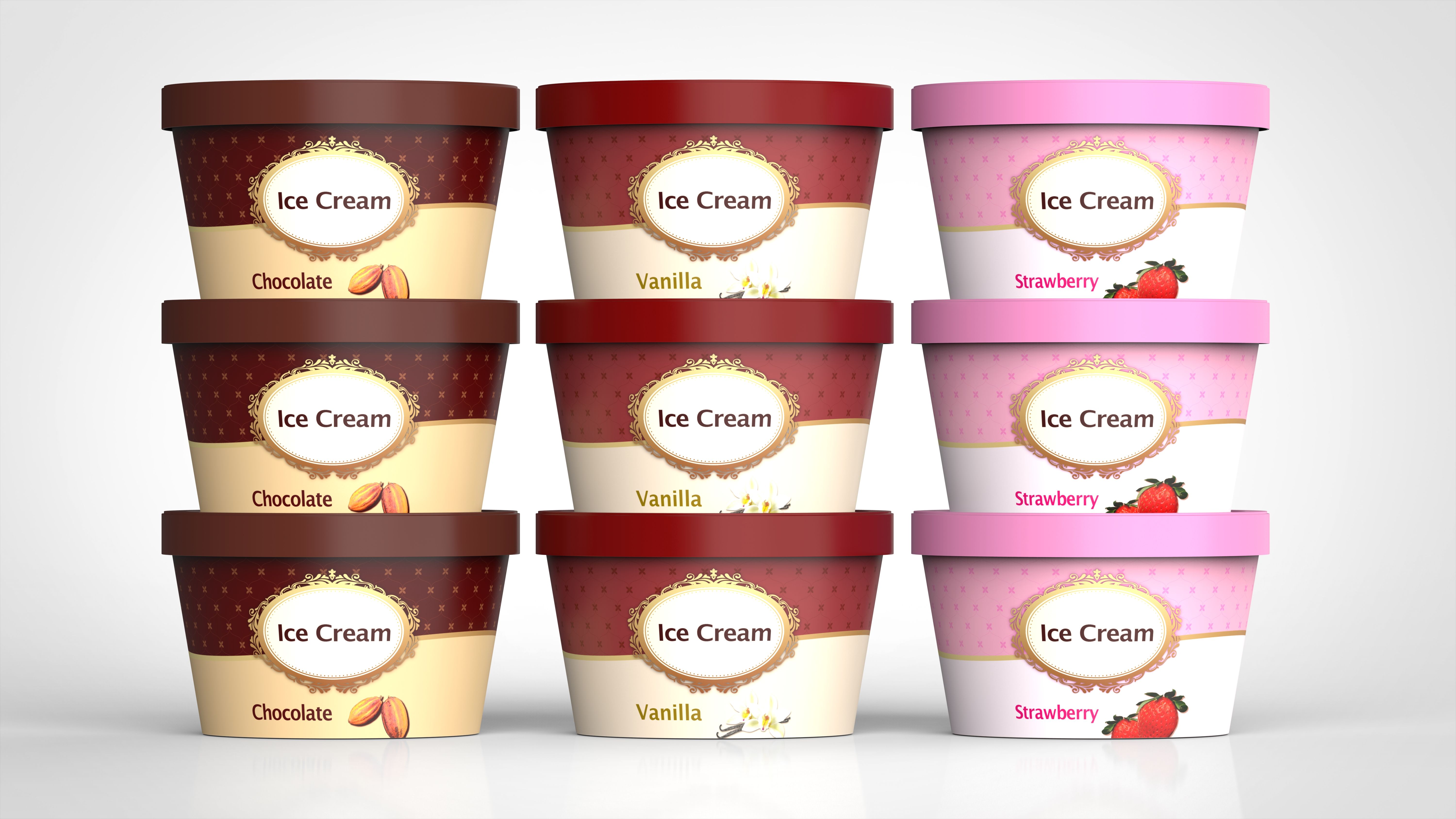 ice cream packaging