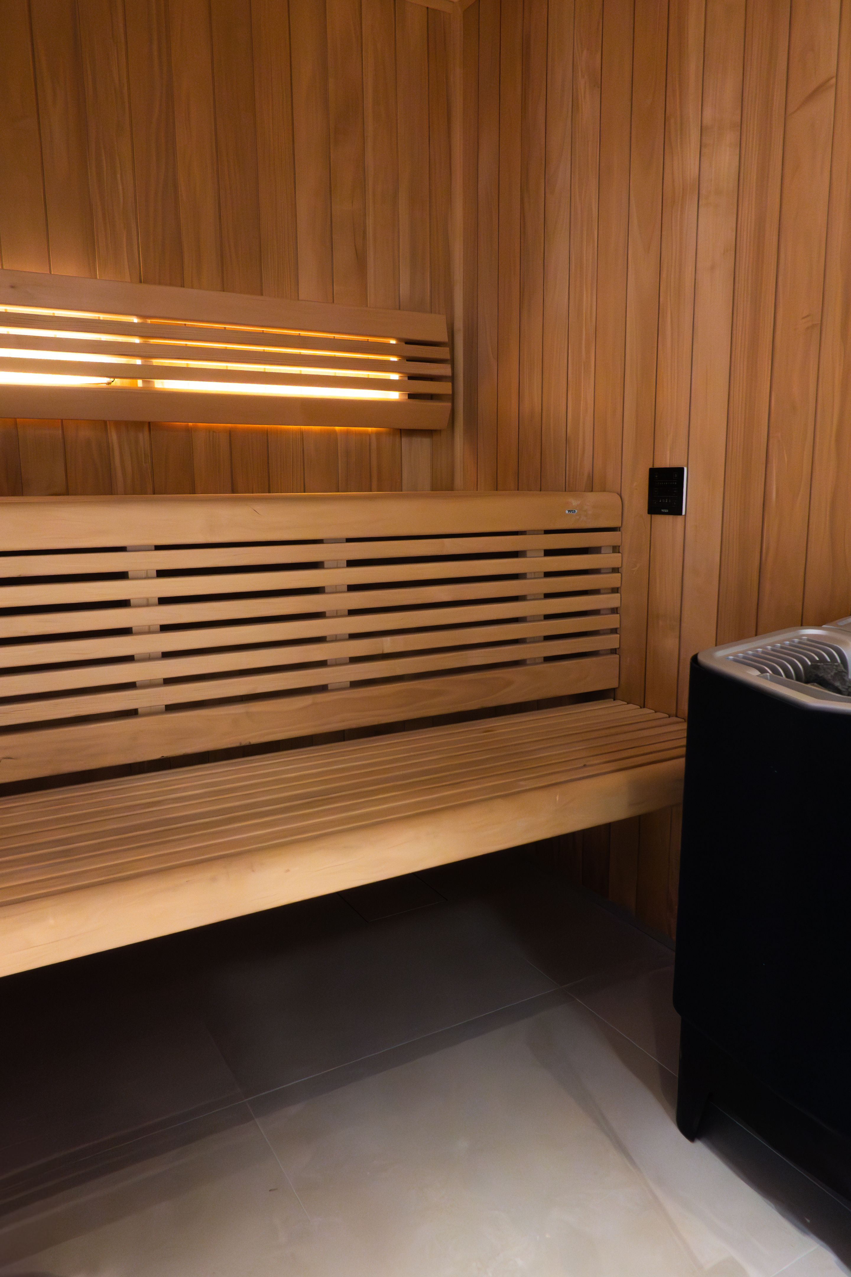clean sauna